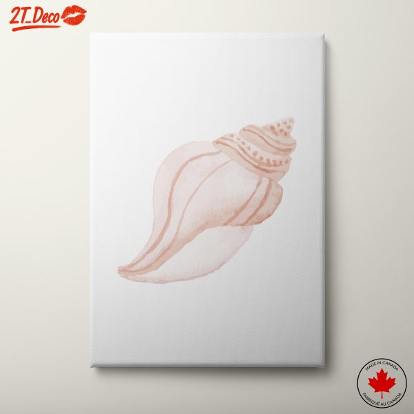 Delicate Abstract Shell Artwork