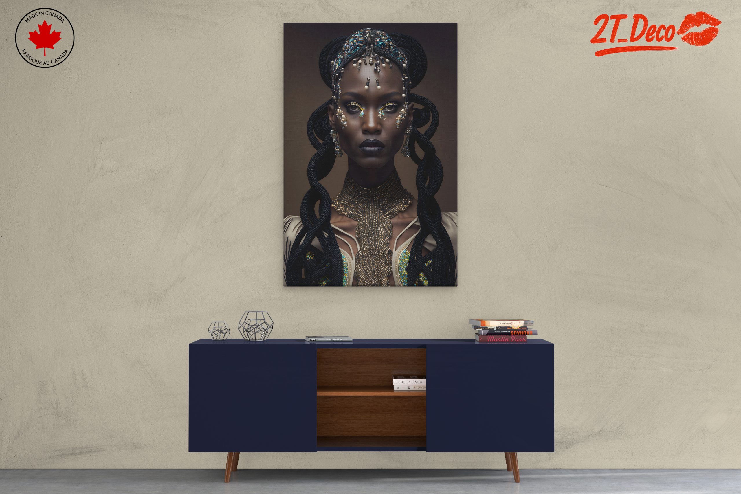Cultural Abstract Art with Intricate Details - Image 3