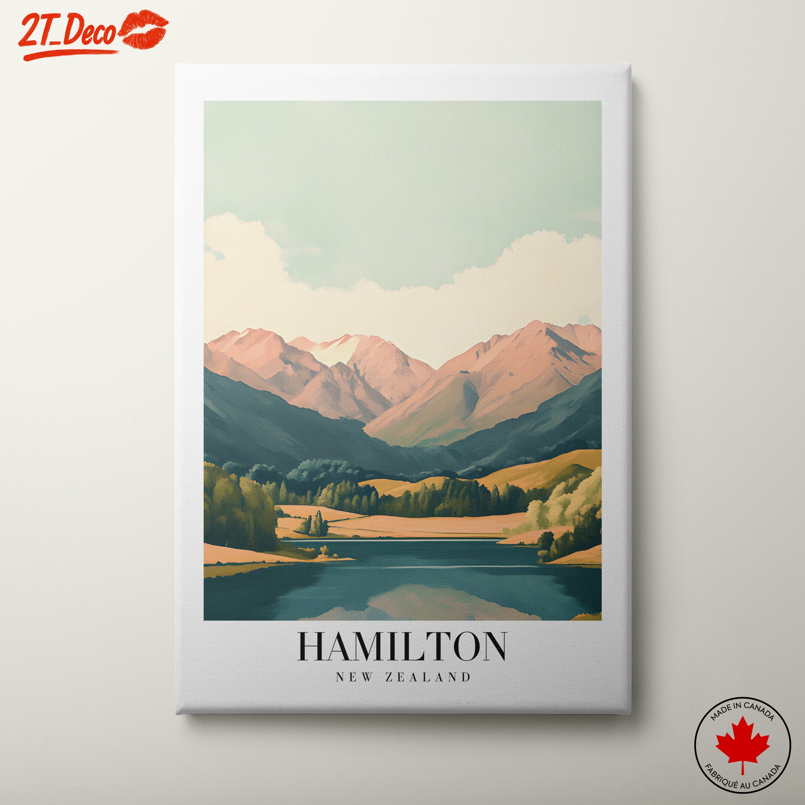Hamilton Landscape Scene in New Zealand