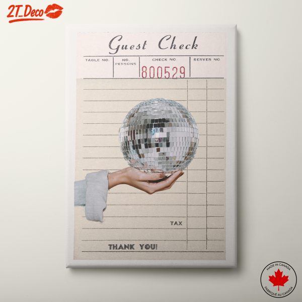 Disco Ball Graphic Art for Fun Interiors