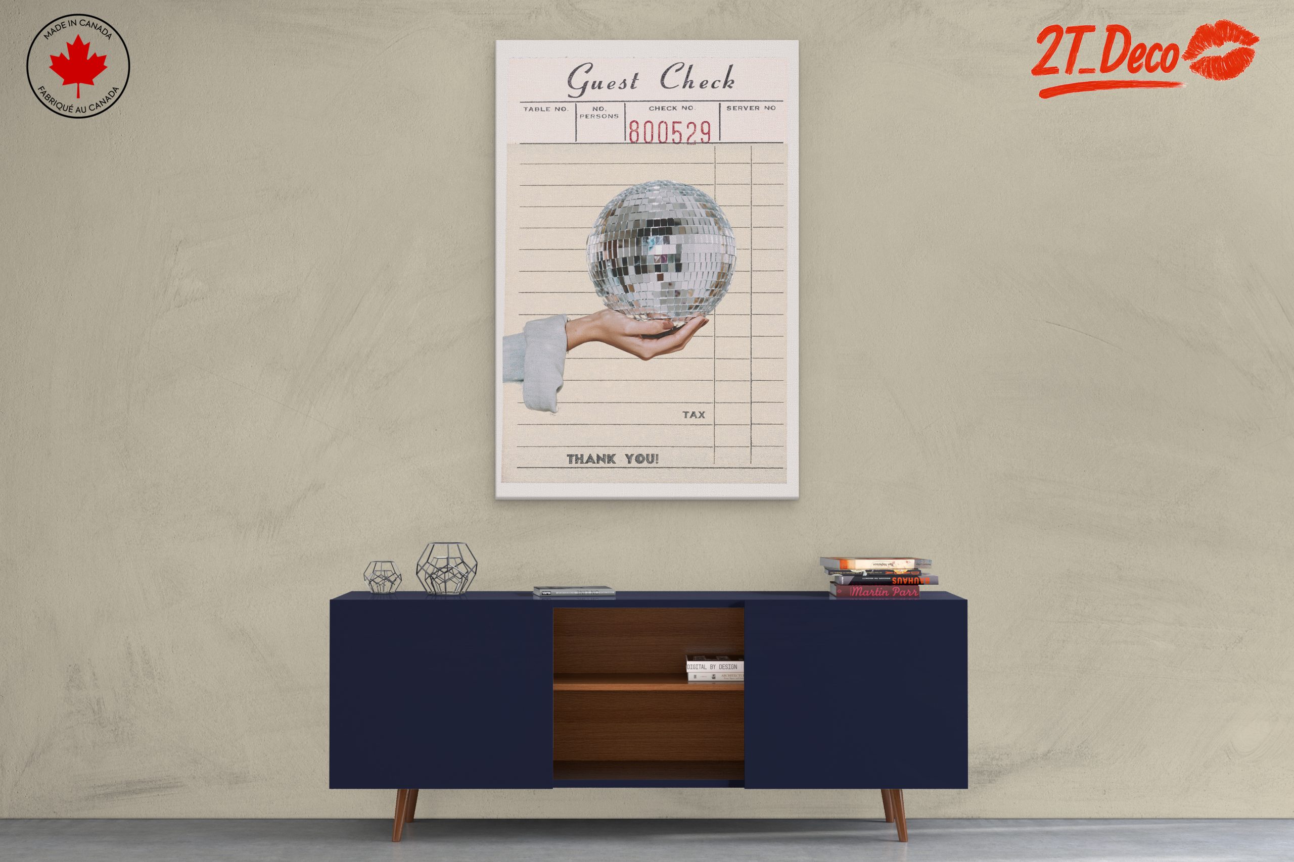 Disco Ball Graphic Art for Fun Interiors - Image 3