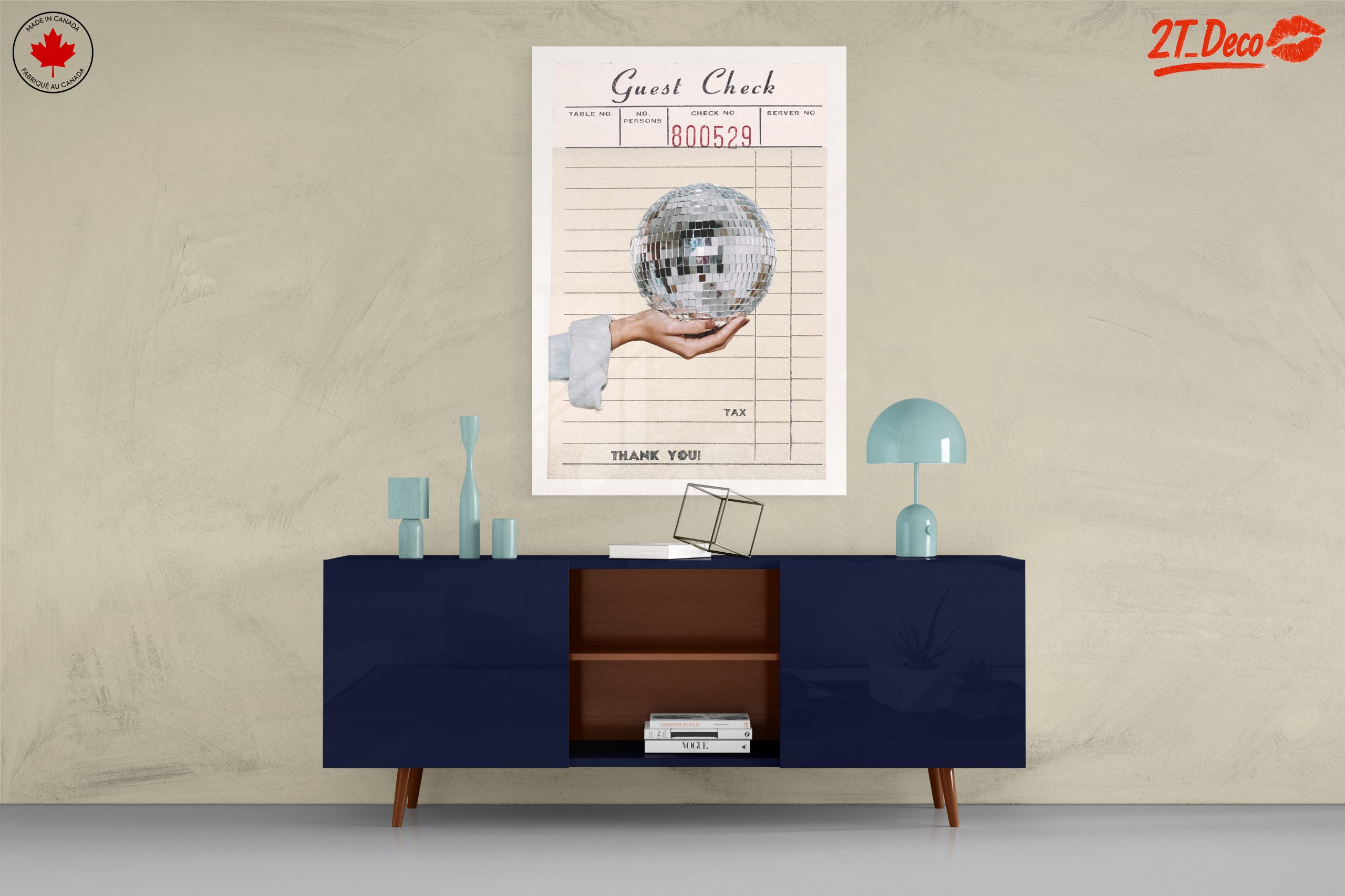 Disco Ball Graphic Art for Fun Interiors - Image 8
