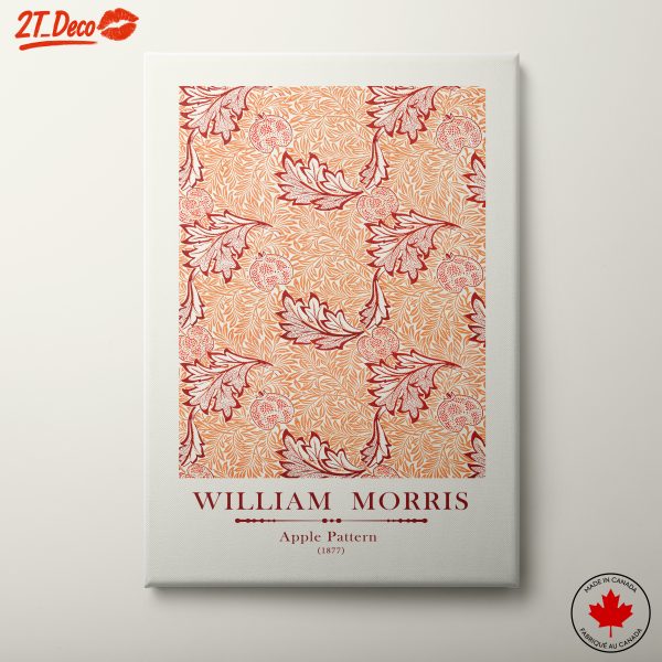 William Morris Apple Pattern Floral Art