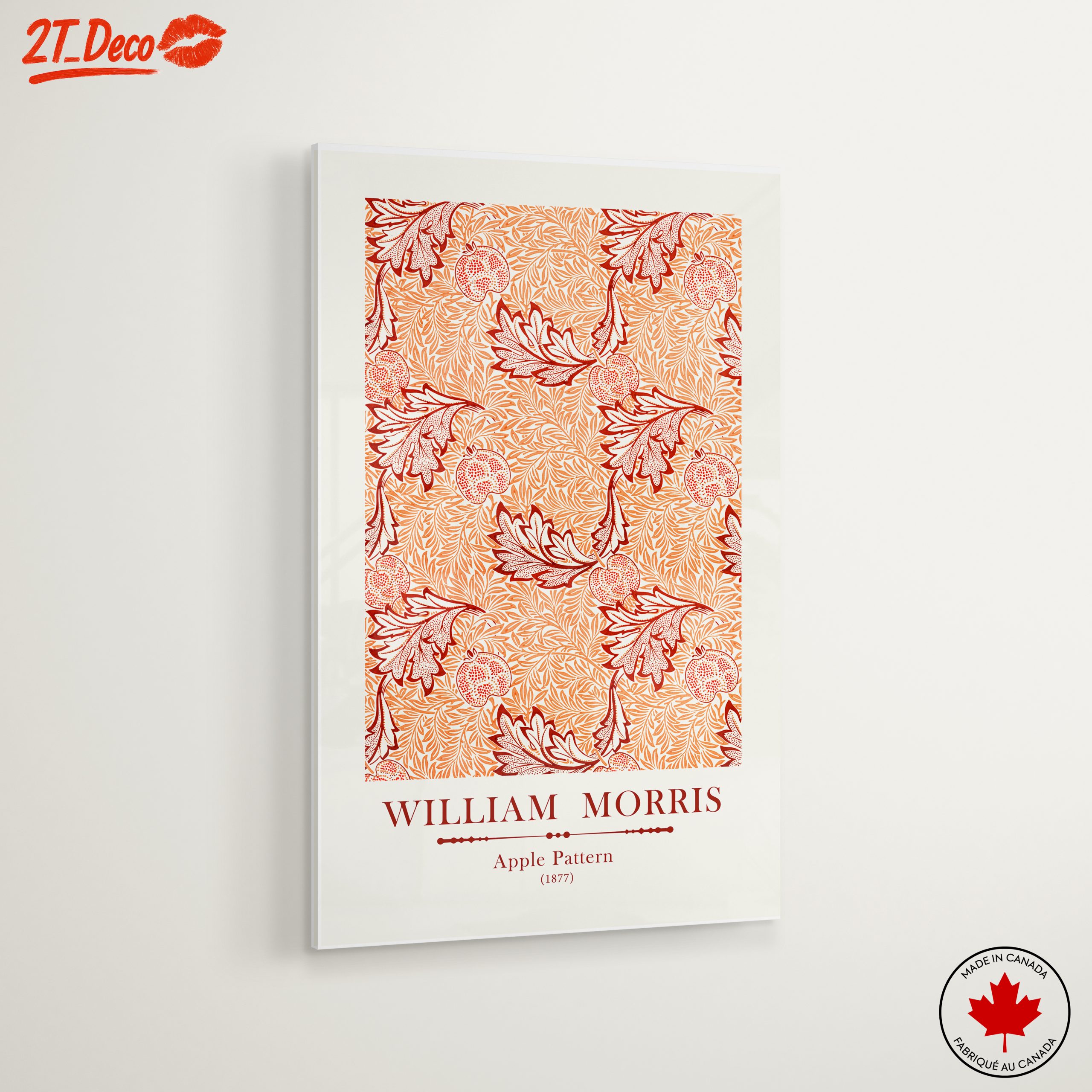 William Morris Apple Pattern Floral Art - Image 6