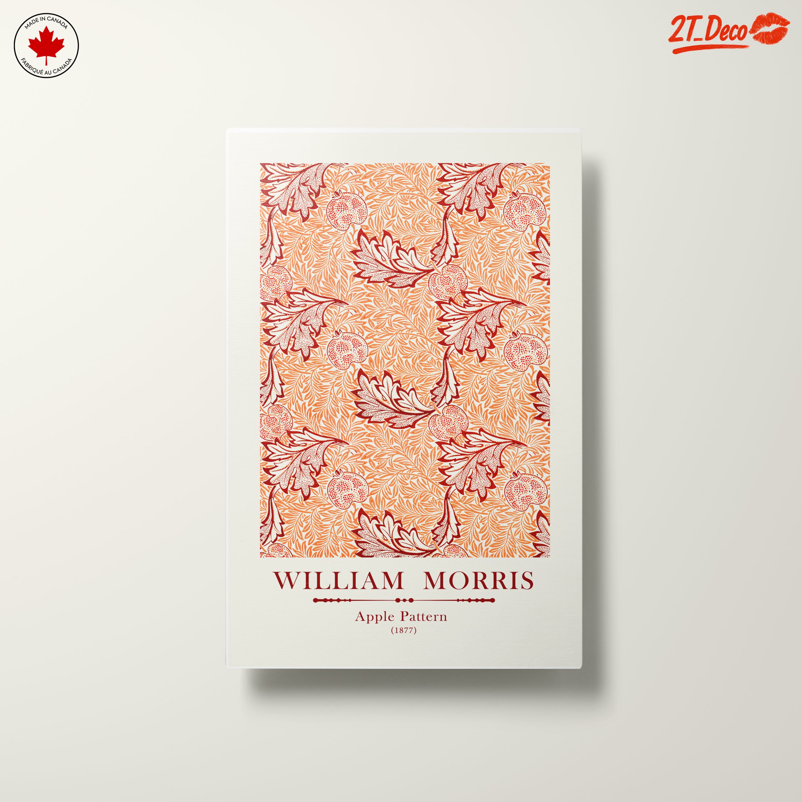 William Morris Apple Pattern Floral Art - Image 10