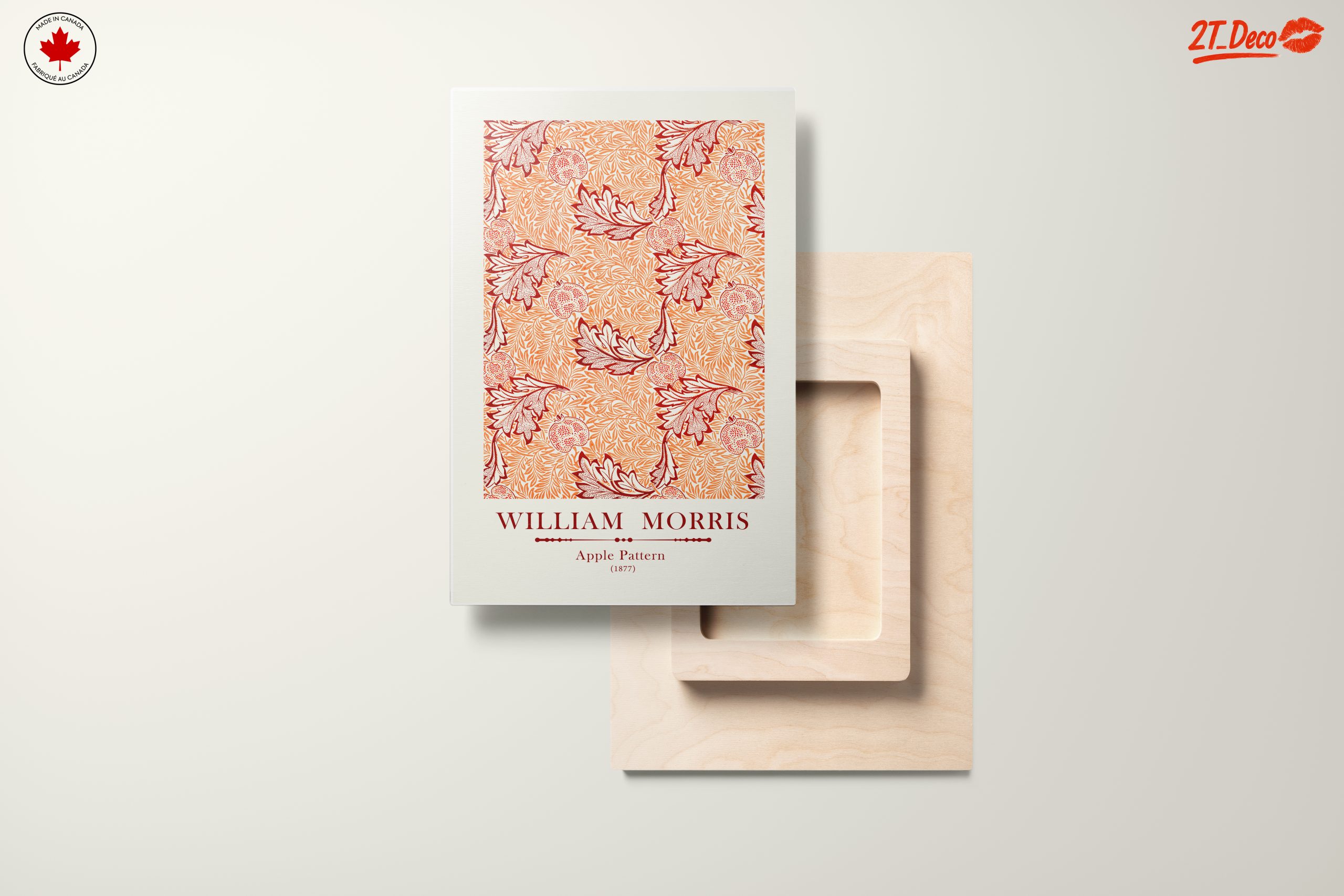 William Morris Apple Pattern Floral Art - Image 11