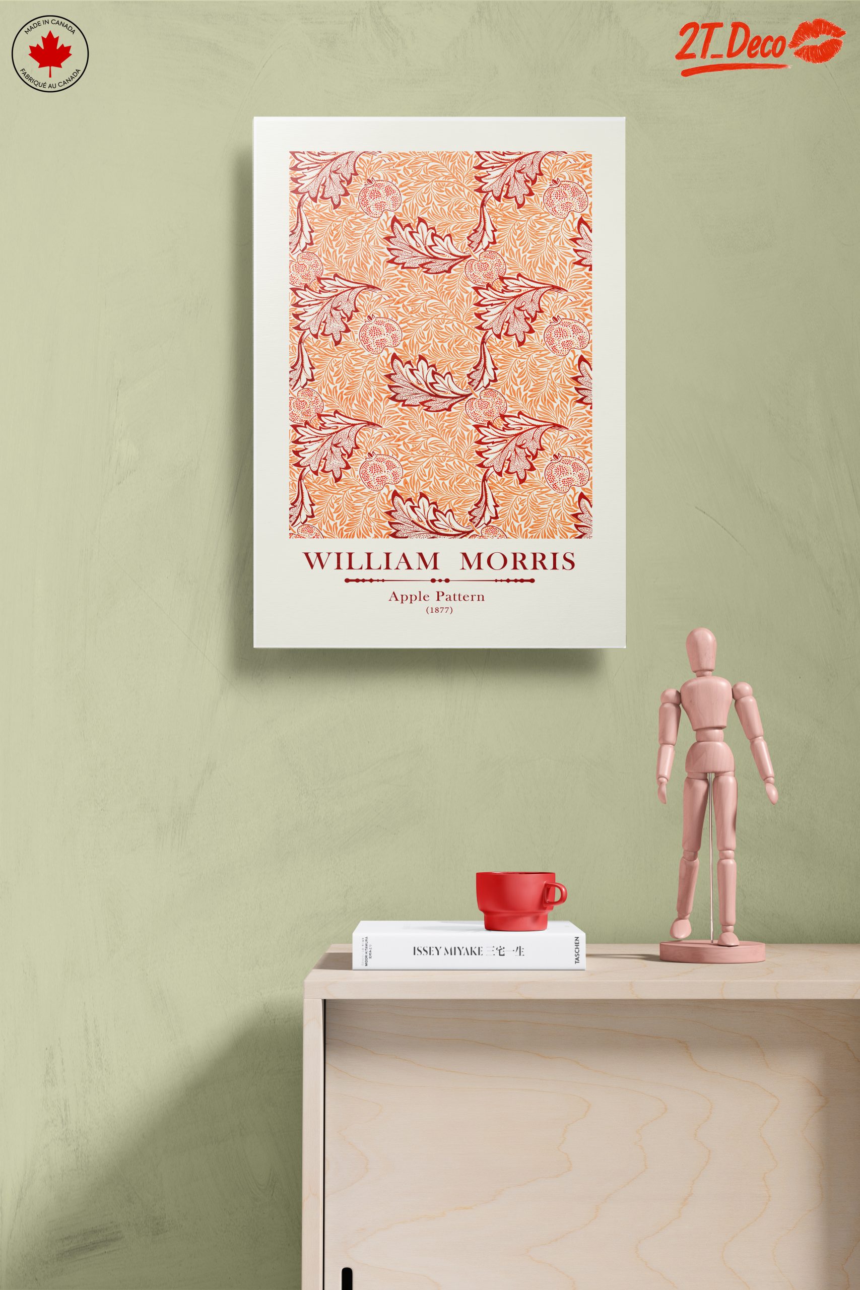 William Morris Apple Pattern Floral Art - Image 14
