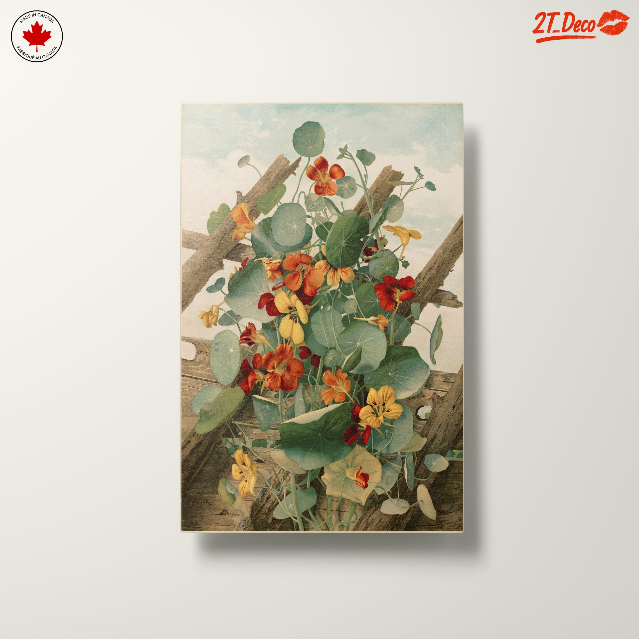 Vibrant Botanical Artwork with Colorful Flowers - Image 10