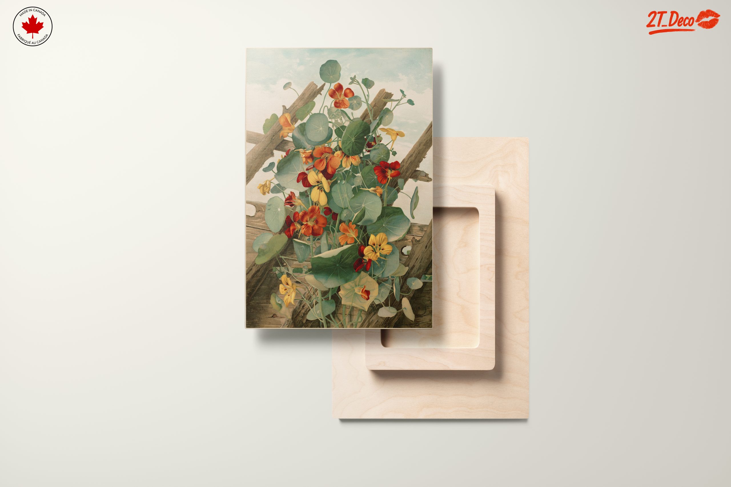 Vibrant Botanical Artwork with Colorful Flowers - Image 11