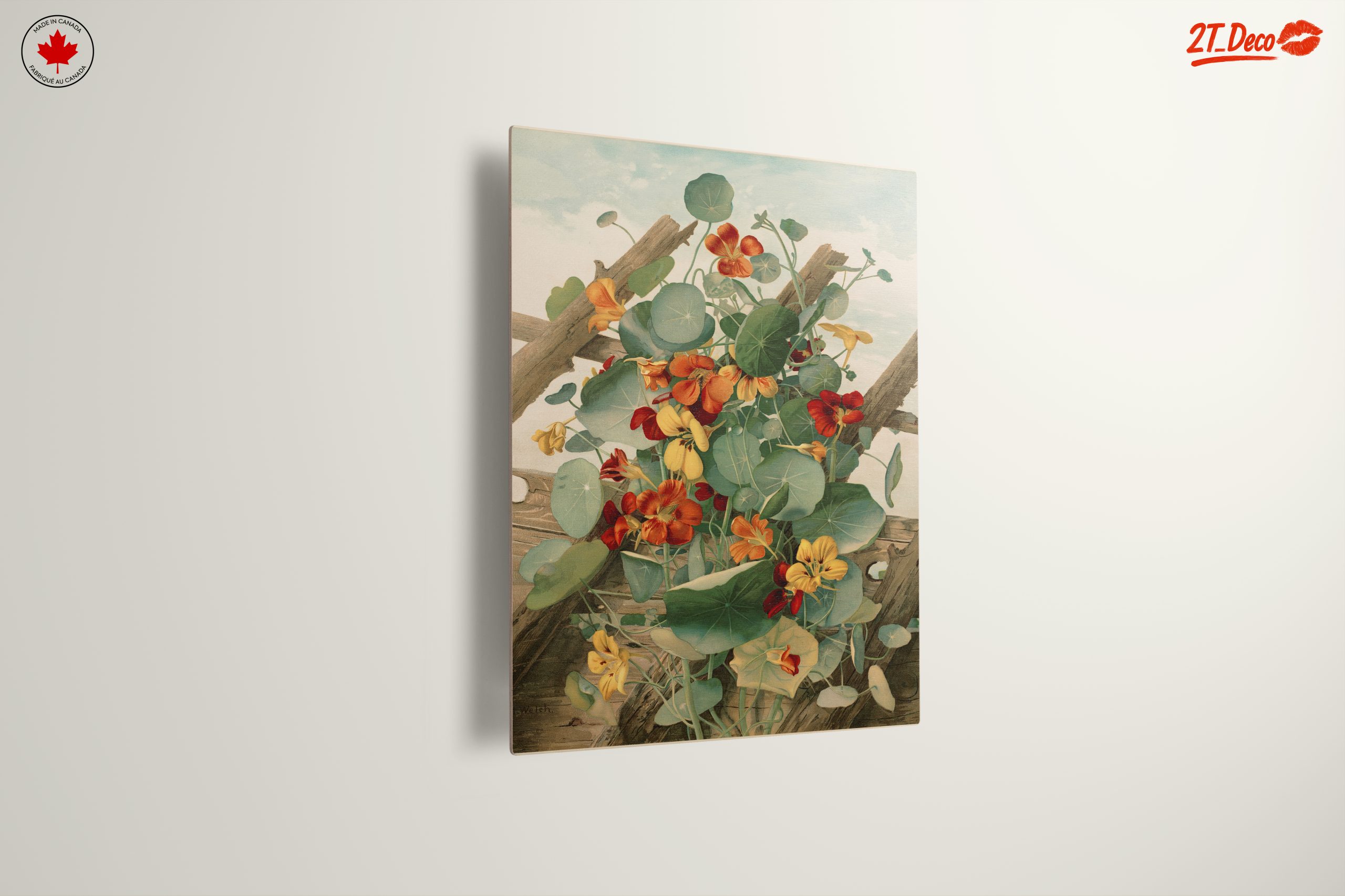 Vibrant Botanical Artwork with Colorful Flowers - Image 13