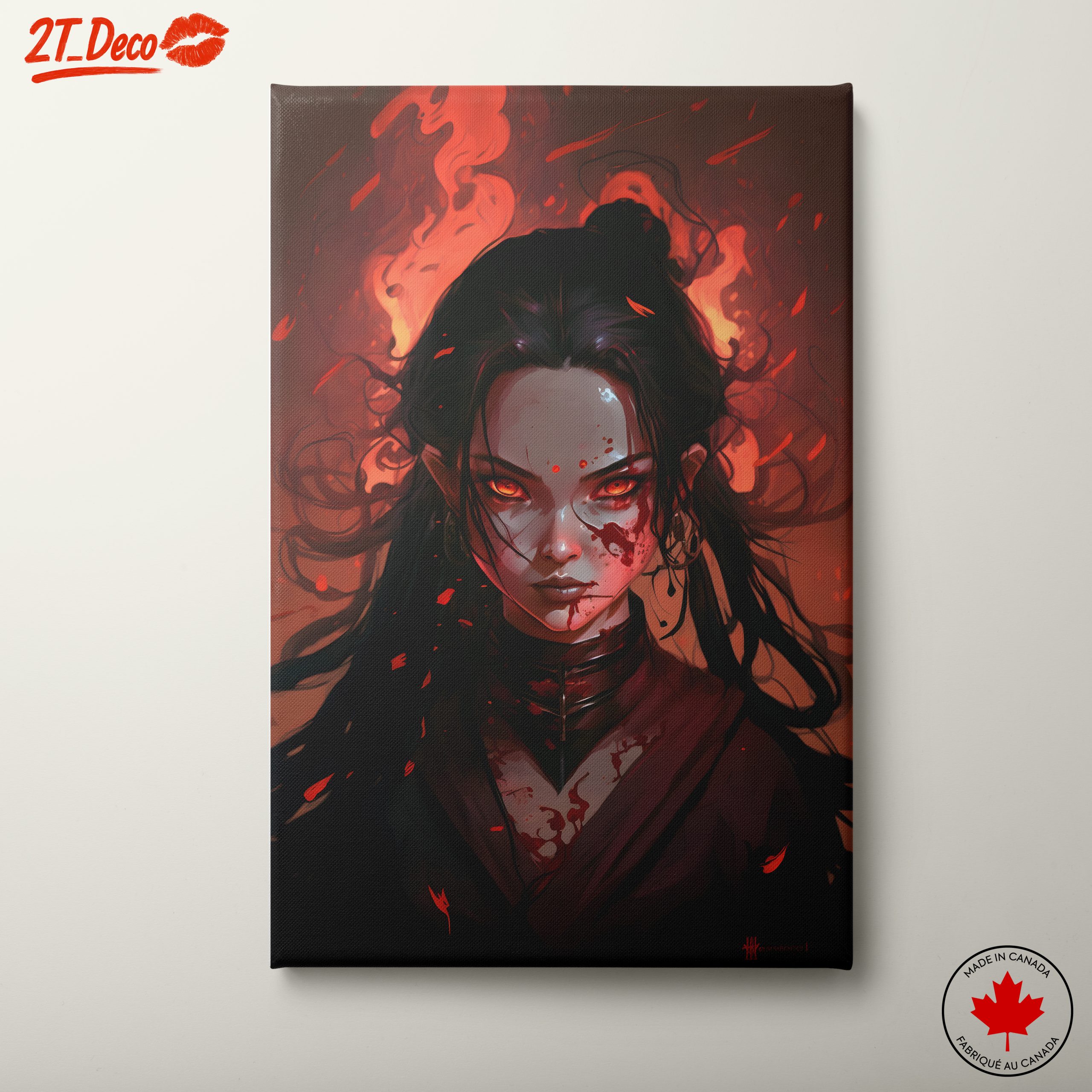 Intense Dynamic Fantasy Character Artwork