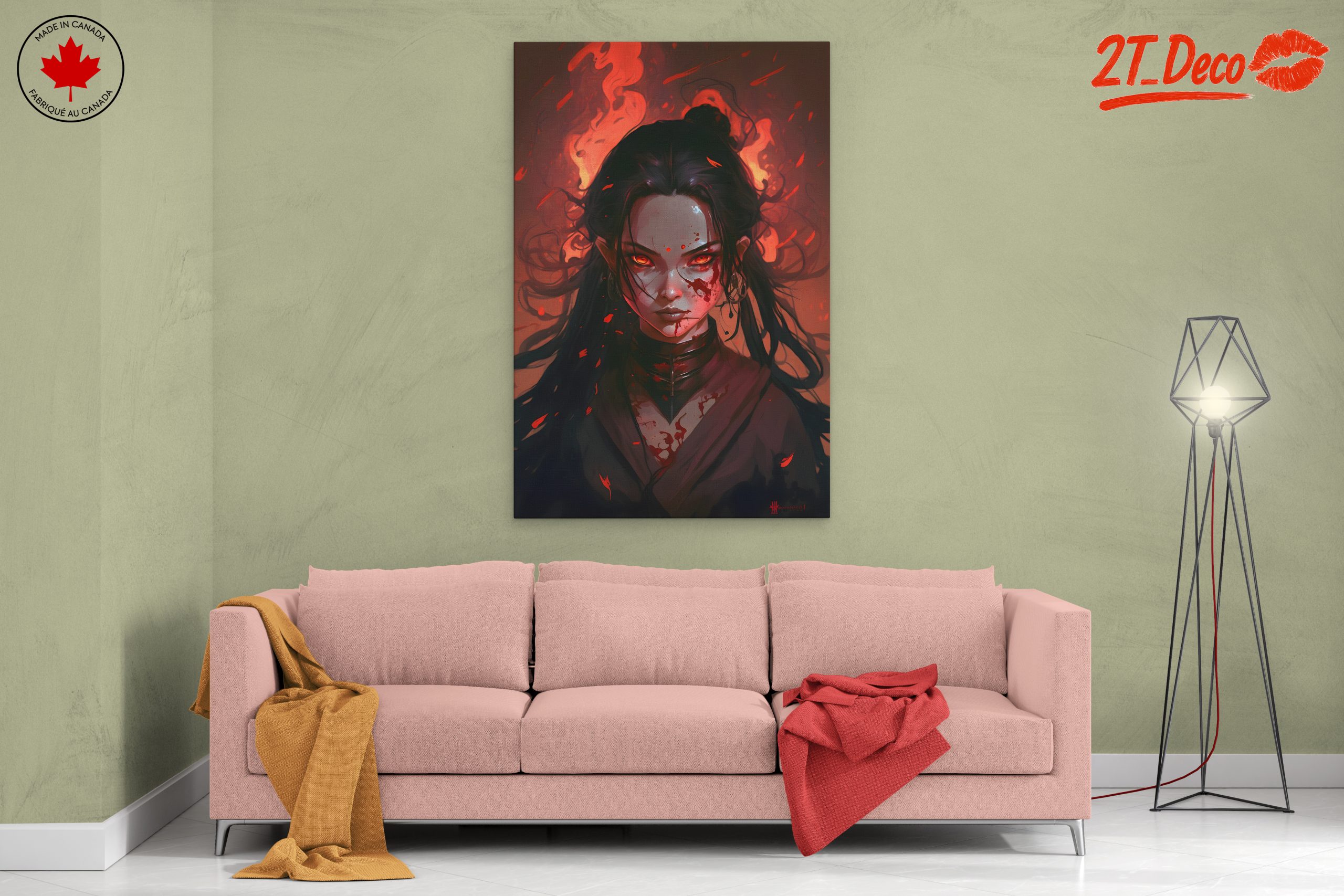 Intense Dynamic Fantasy Character Artwork - Image 2