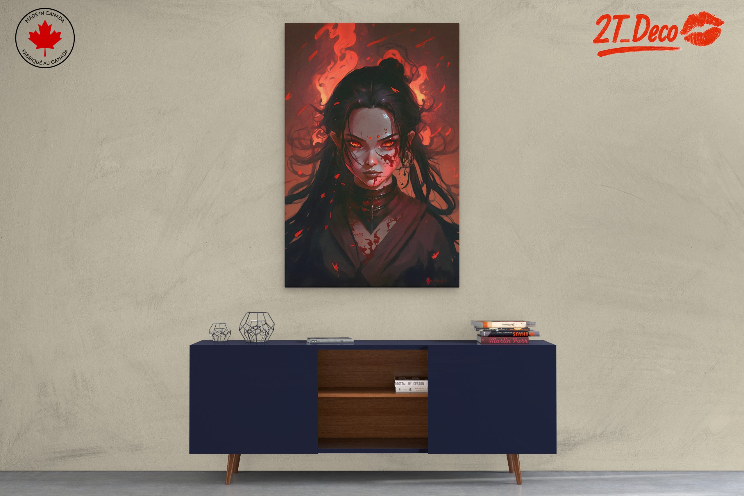Intense Dynamic Fantasy Character Artwork - Image 3