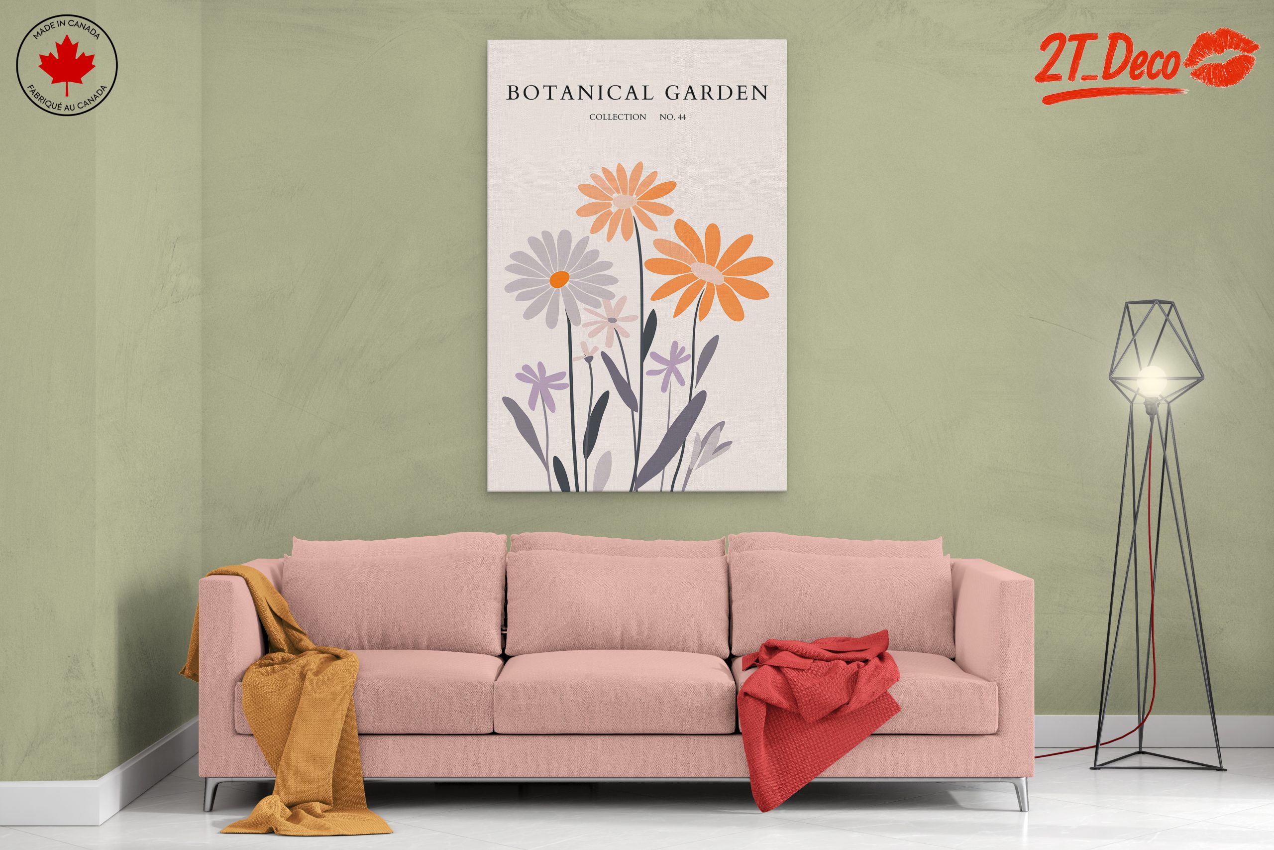 Stylized Floral Art for Home Decor 2 - Image 2