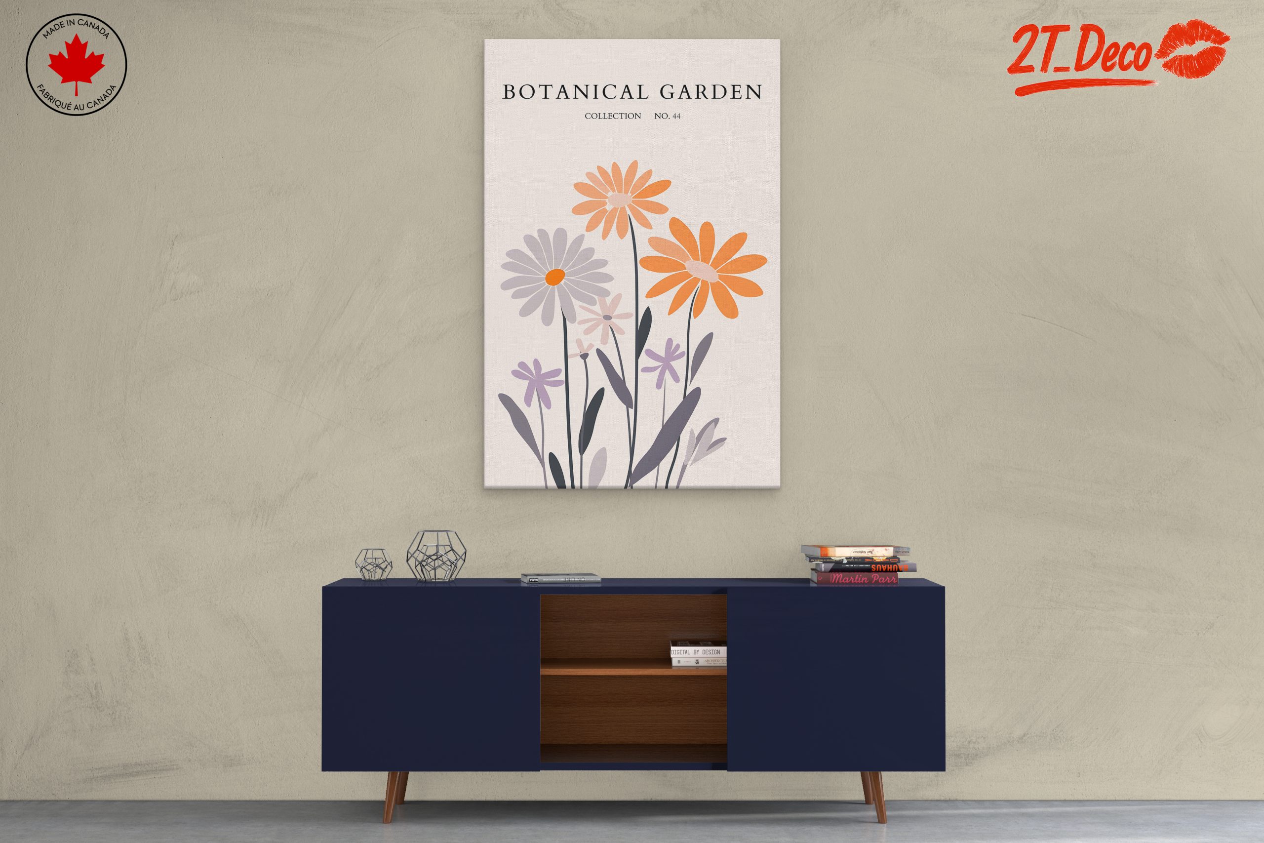 Stylized Floral Art for Home Decor 2 - Image 3