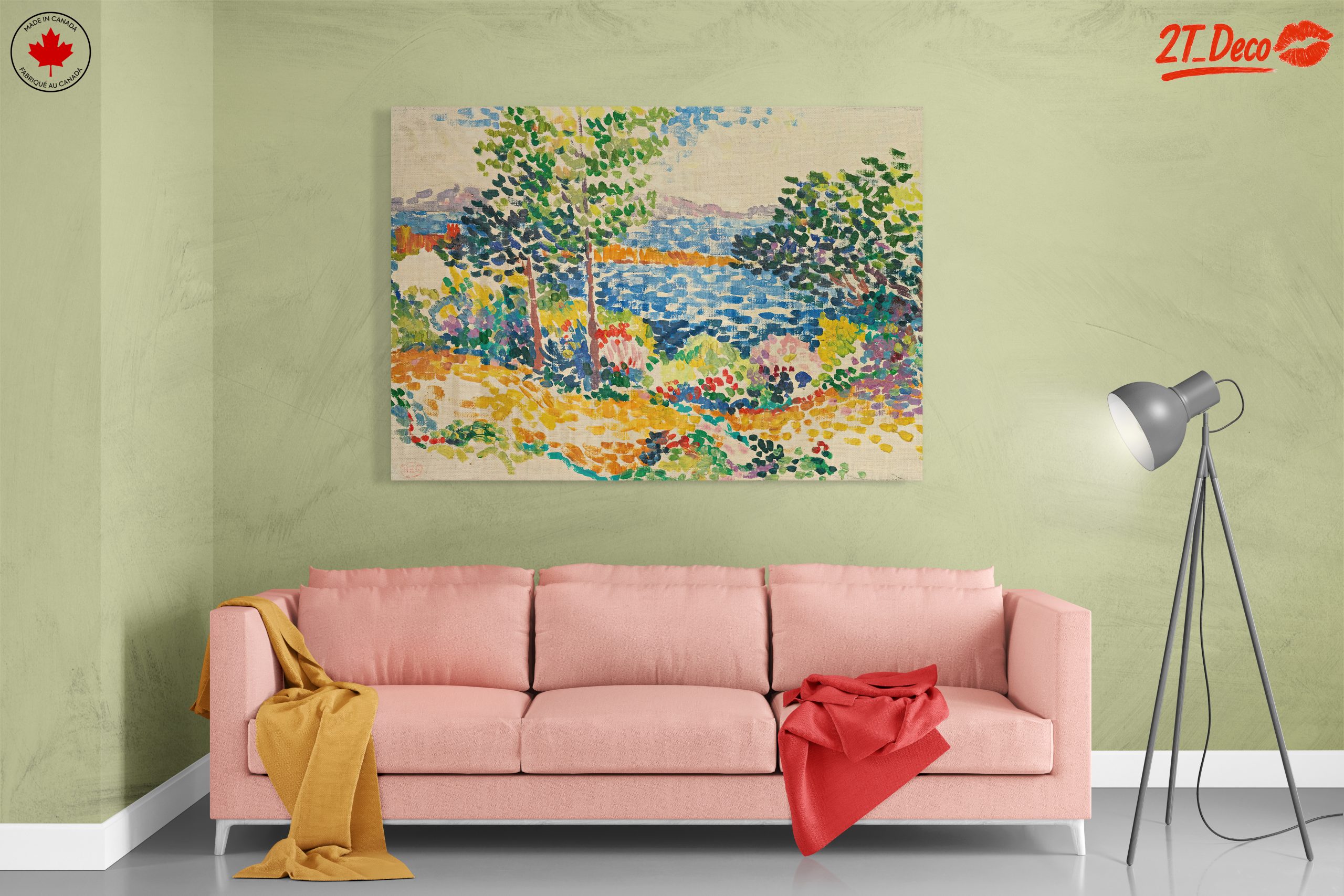 Vibrant Nature Landscape with Trees and Water - Image 7