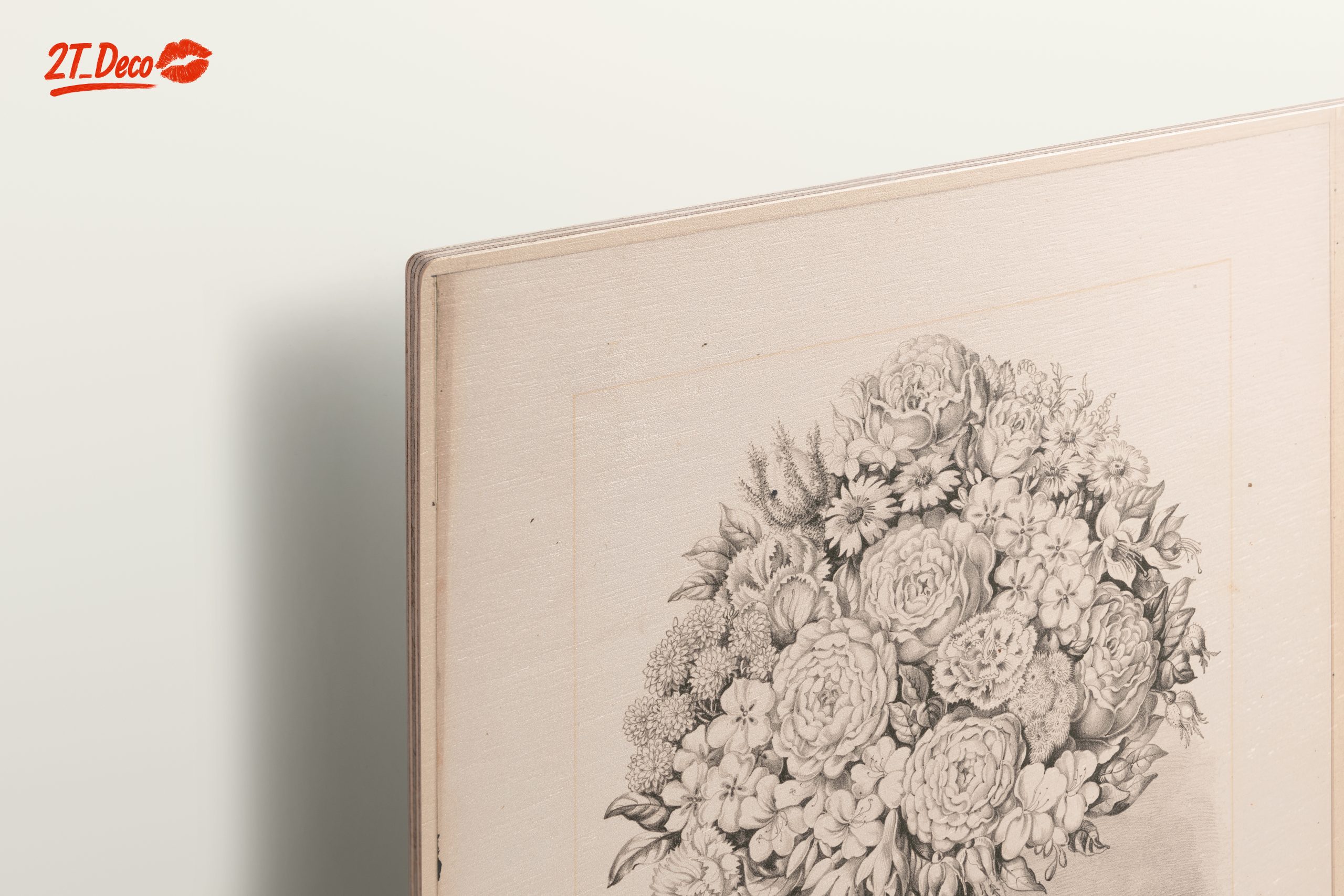 Elegant Floral Arrangement in Monochrome - Image 15