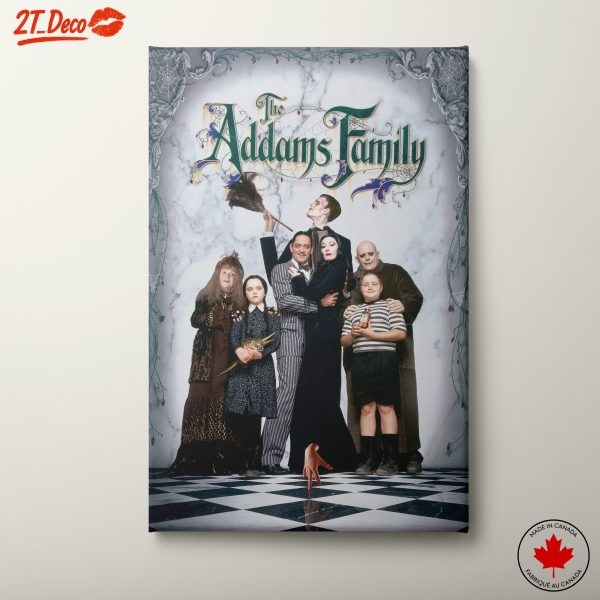 The Addams Family Iconic Characters Artwork