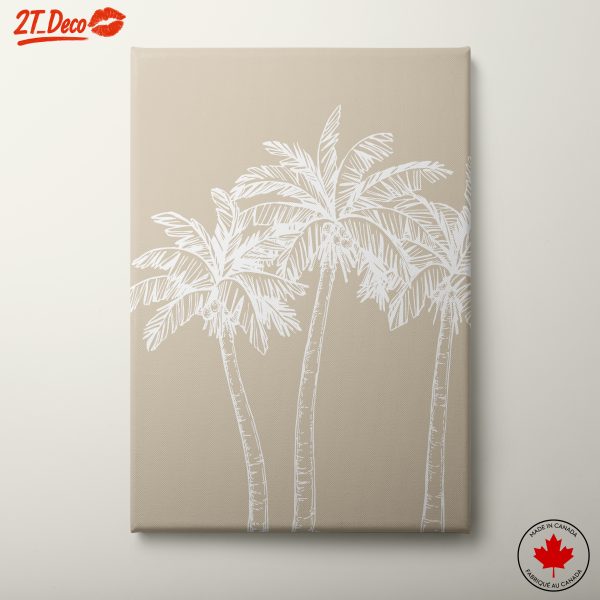 Minimalist Palm Tree Botanical Artwork