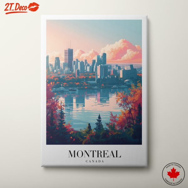 Montreal Cityscape in Autumn