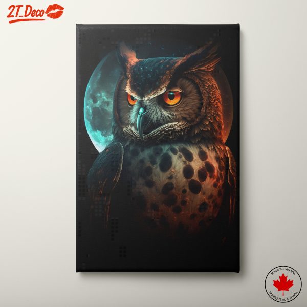 Majestic Owl Under the Moonlight 2