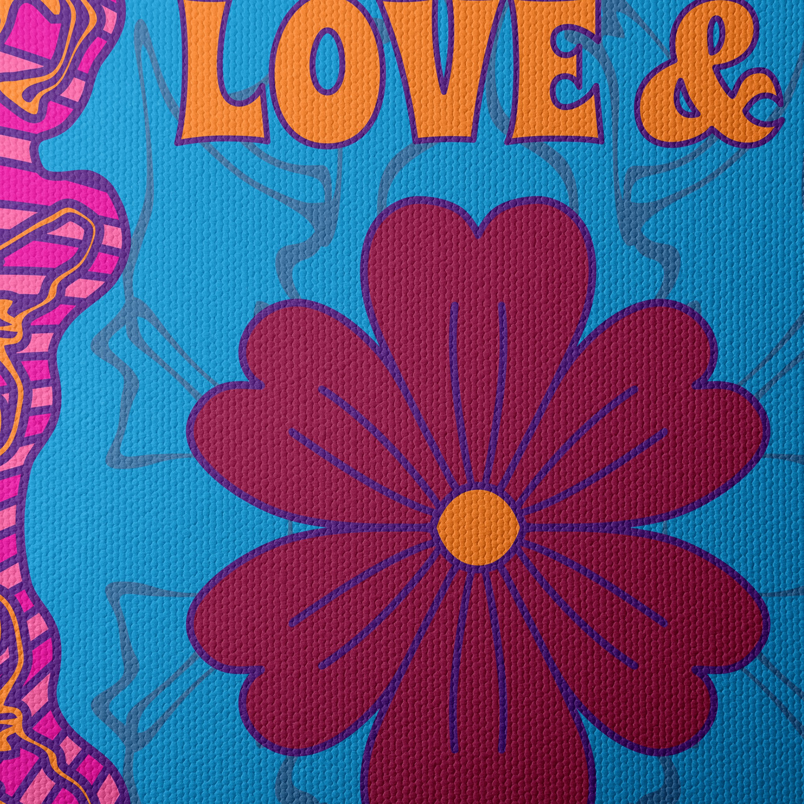 Colorful Love and Peace Pop Art - Image 4