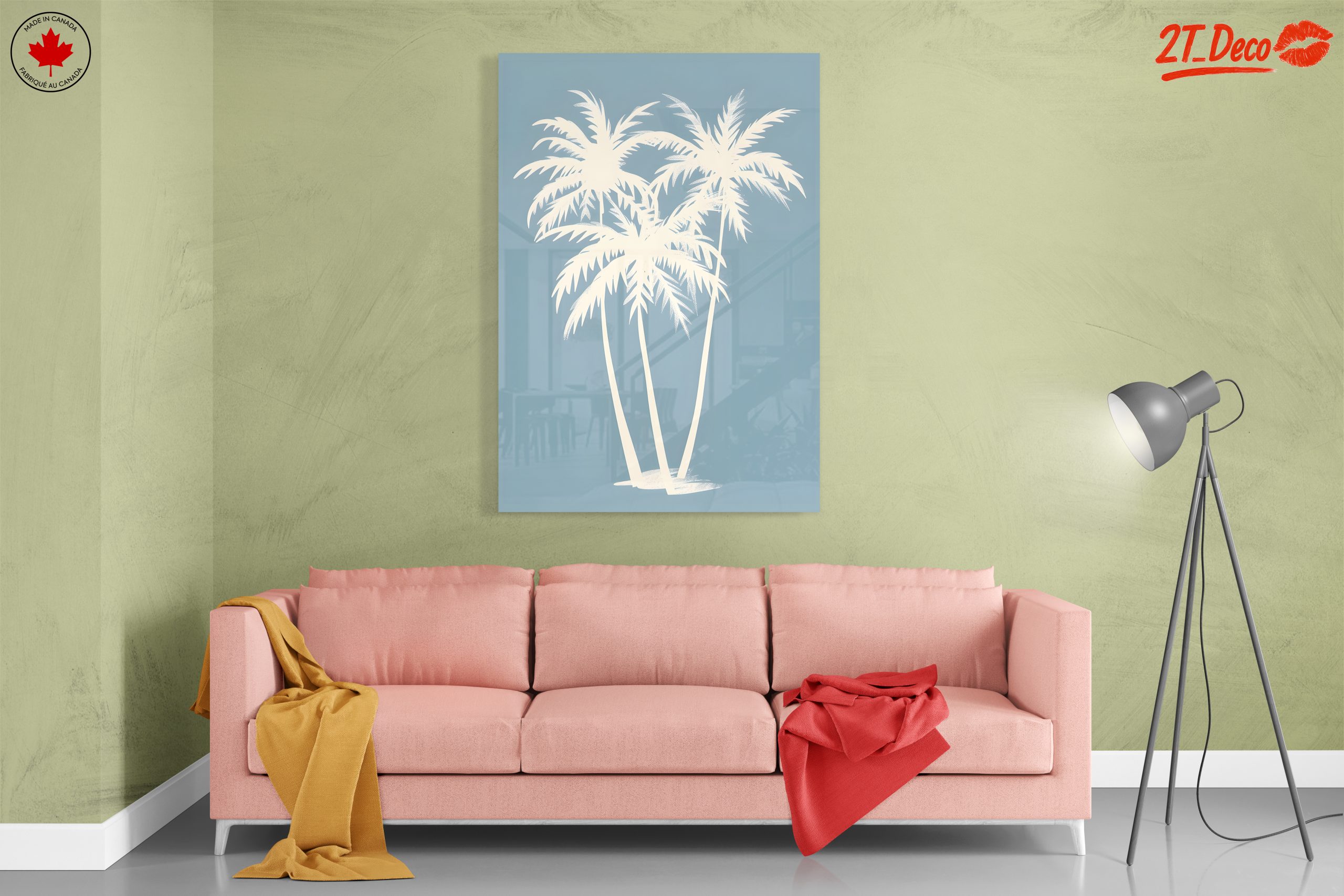 Stylized Palm Trees Art for Modern Spaces - Image 7