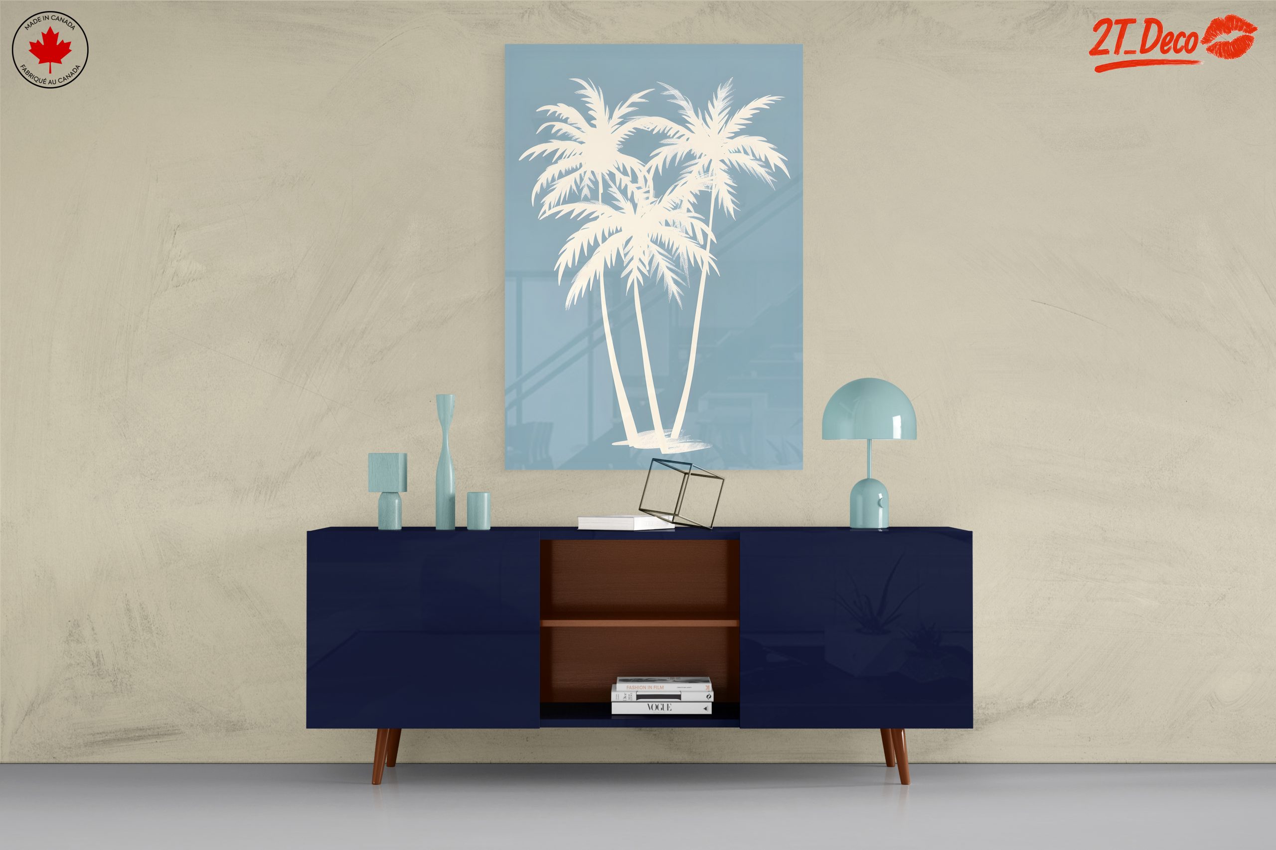 Stylized Palm Trees Art for Modern Spaces - Image 8