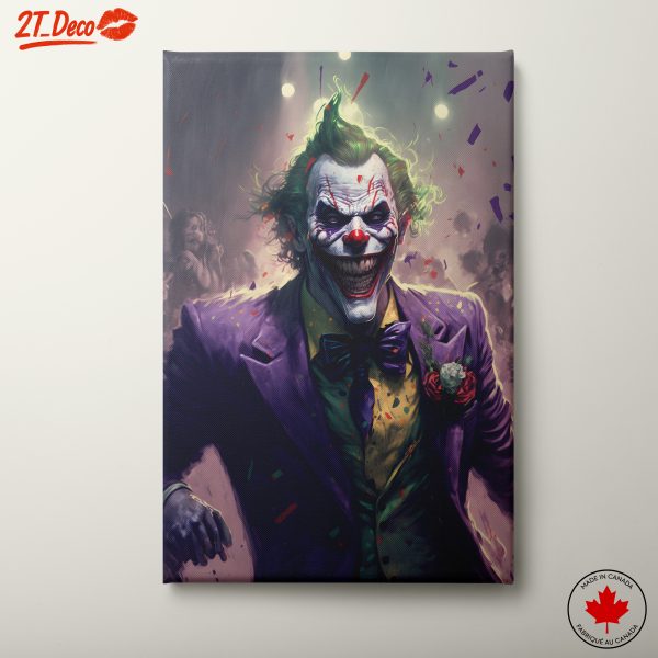 Dramatic Portrait of a Joker Character