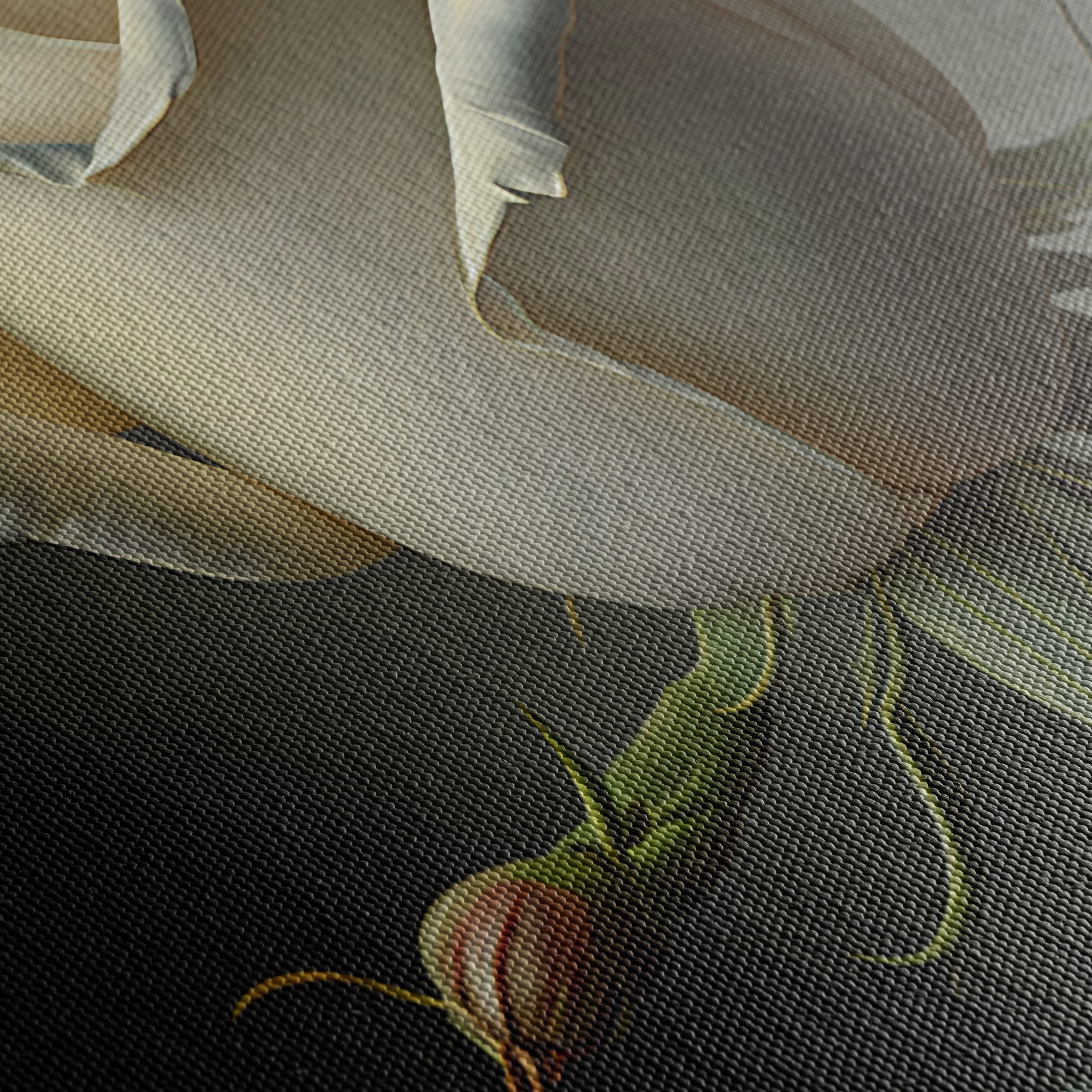 Elegant White Rose Floral Art - Image 5