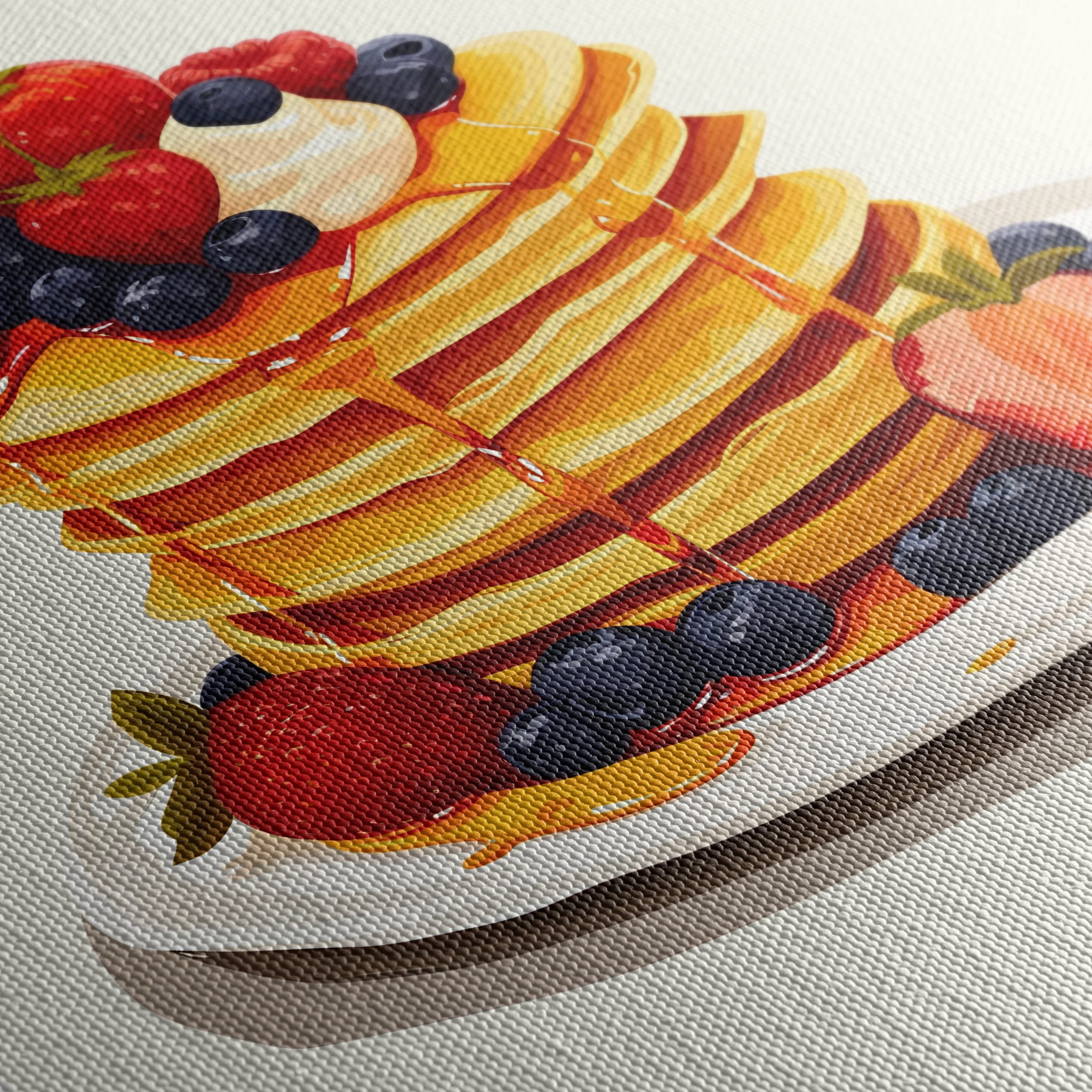 Colorful Stack of Pancakes with Berries - Image 5