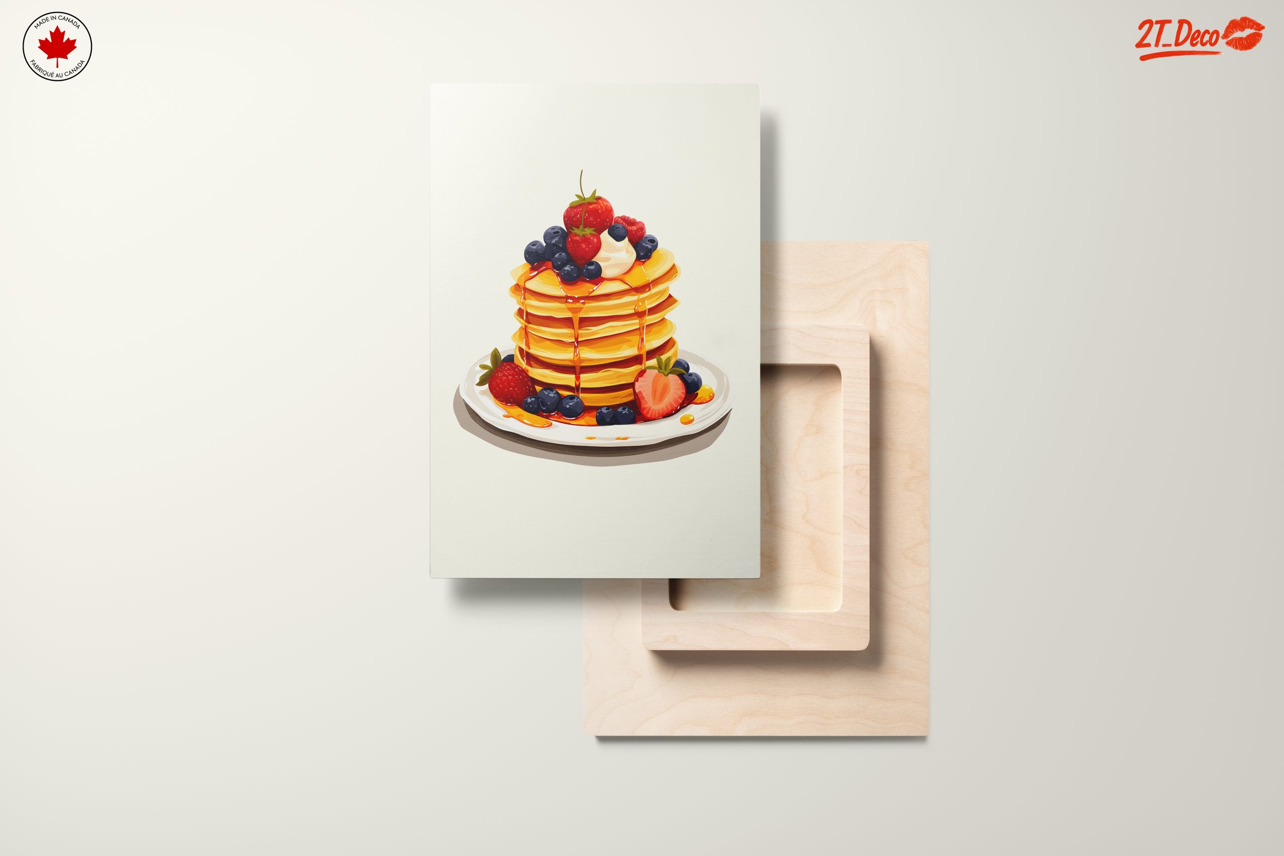 Colorful Stack of Pancakes with Berries - Image 11
