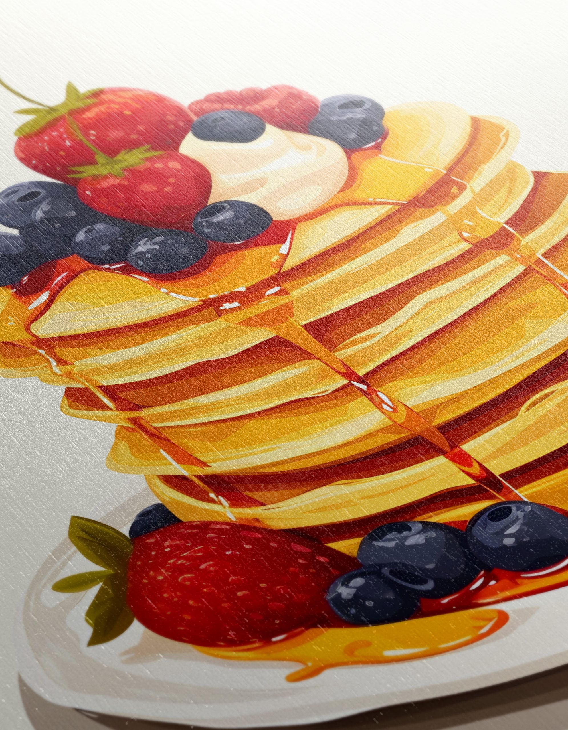Colorful Stack of Pancakes with Berries - Image 12