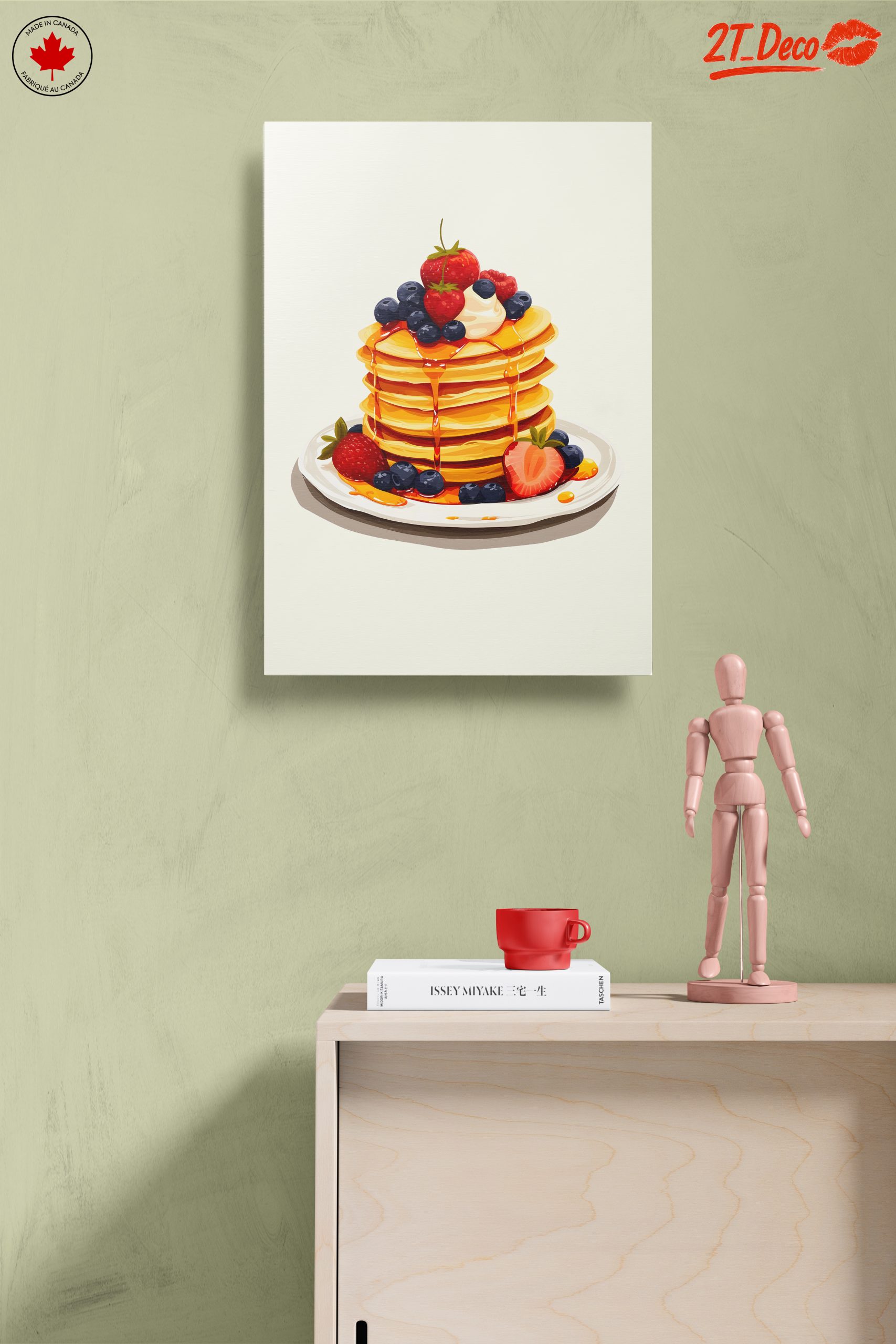 Colorful Stack of Pancakes with Berries - Image 14