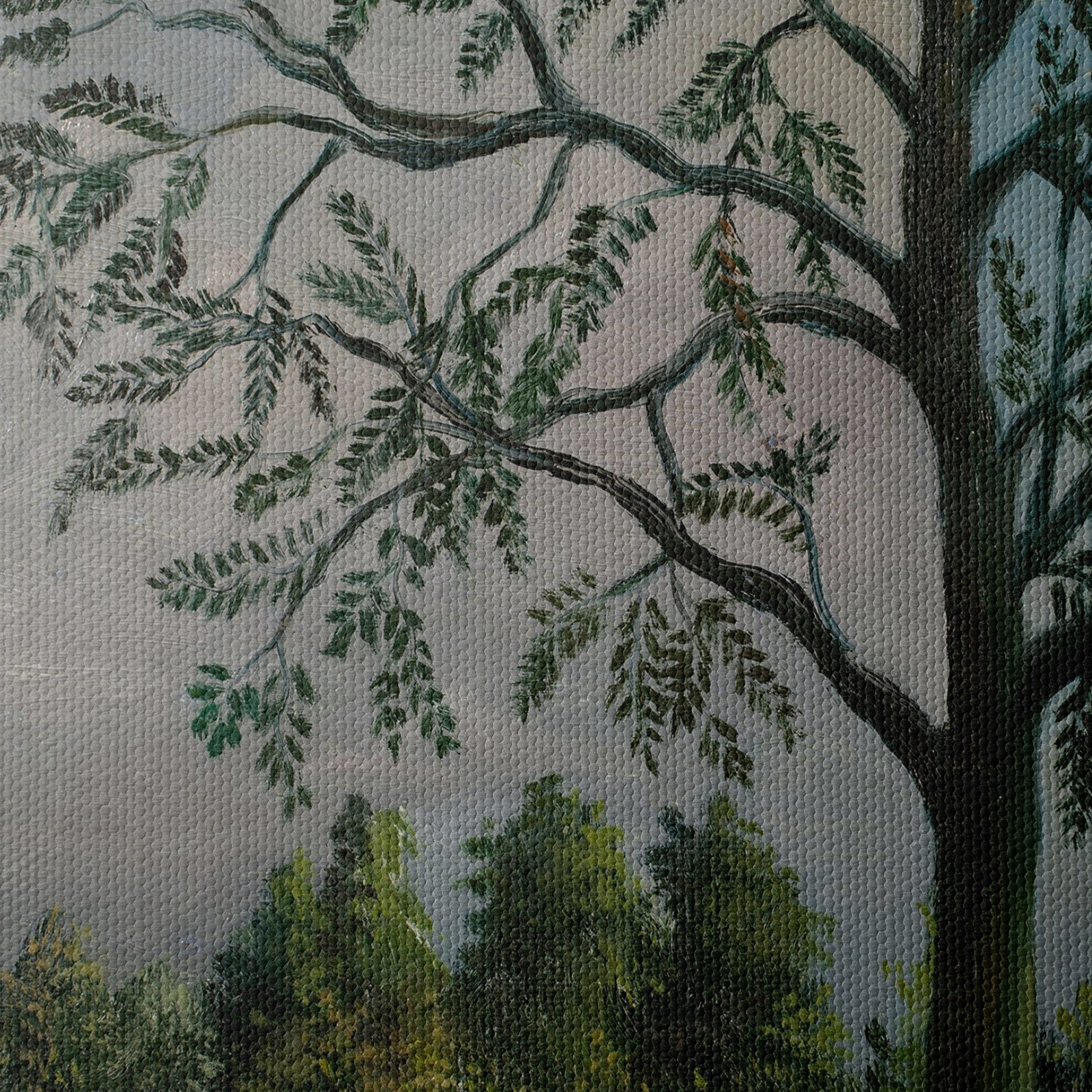 Lush Botanical Landscape with Tree - Image 4