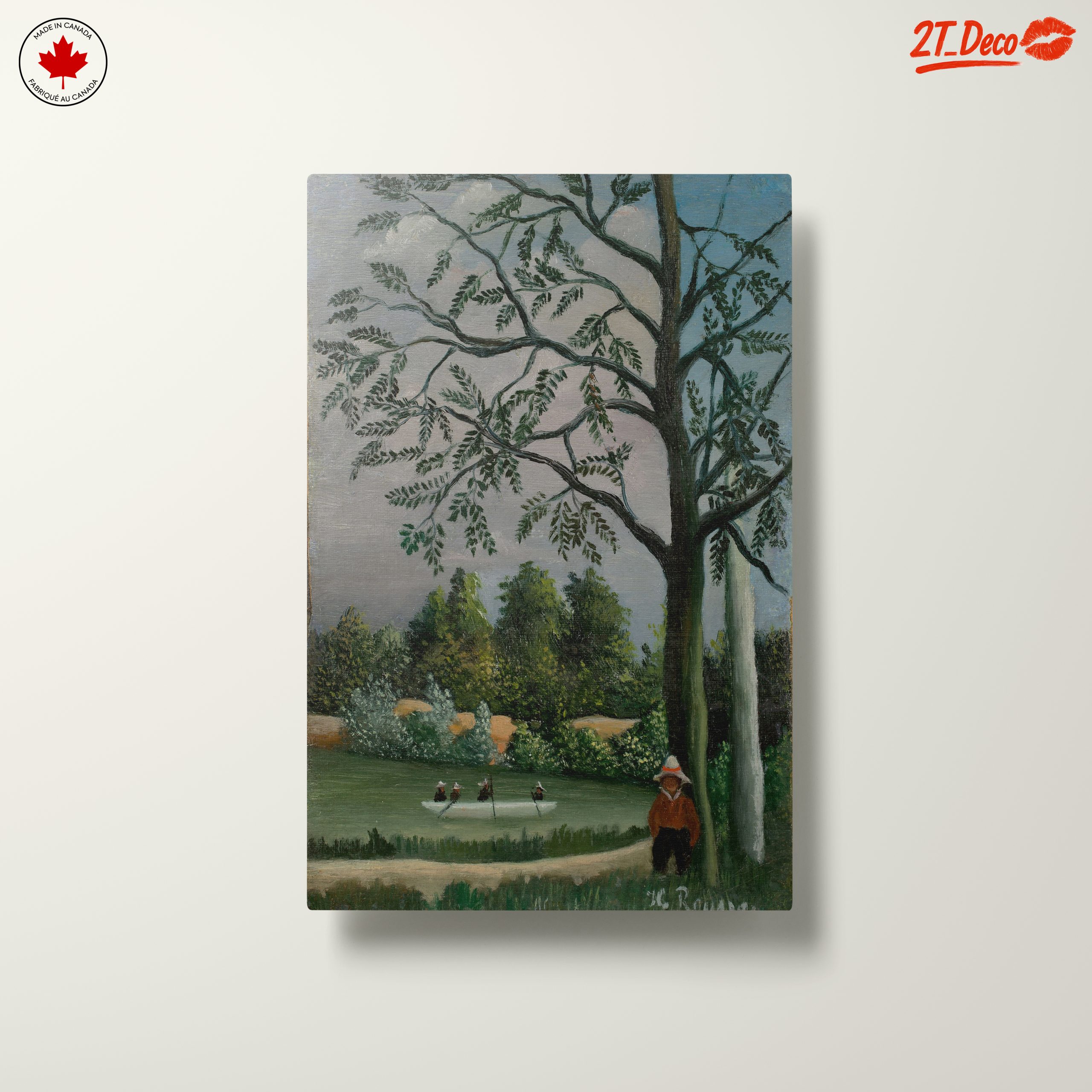 Lush Botanical Landscape with Tree - Image 10