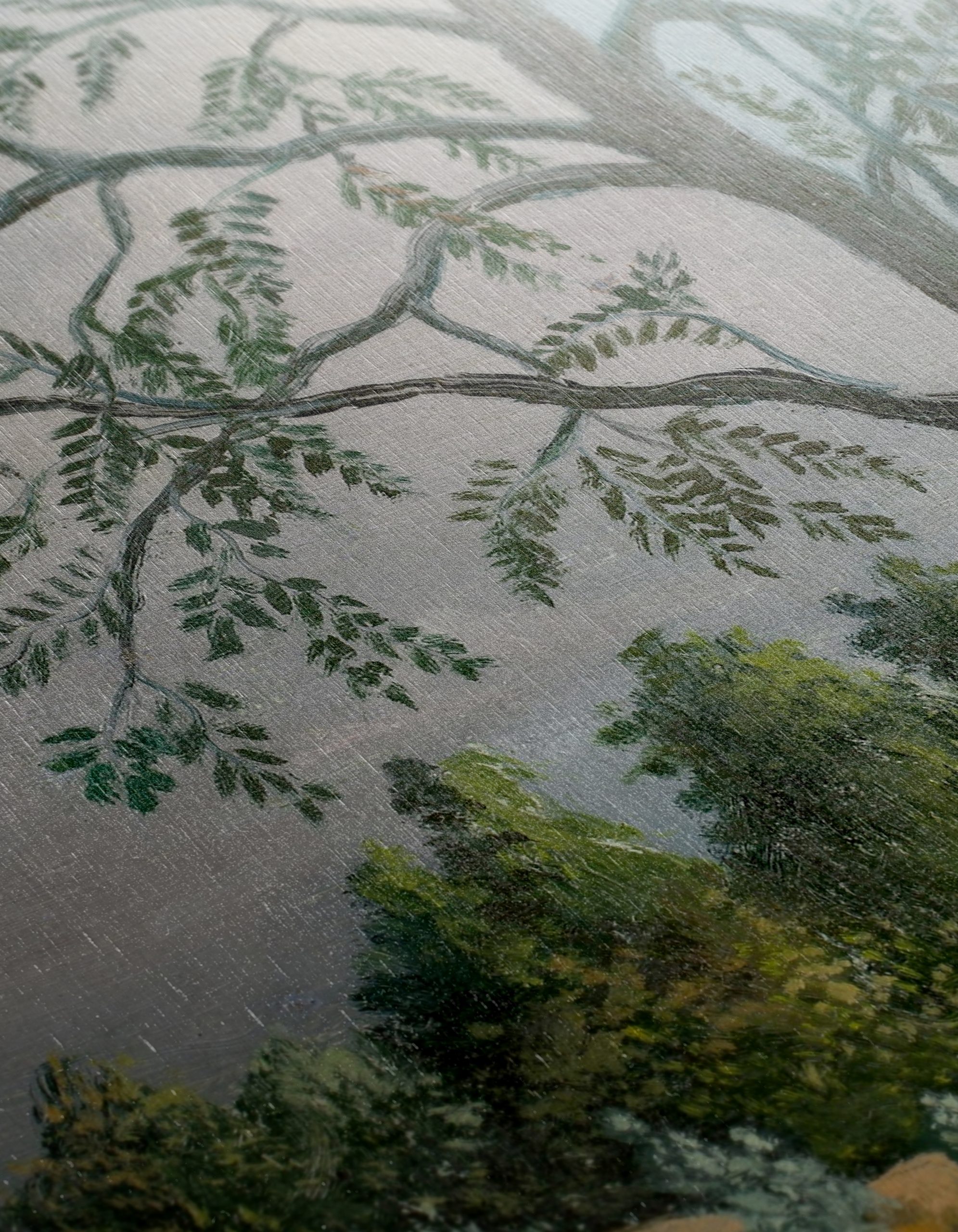 Lush Botanical Landscape with Tree - Image 12