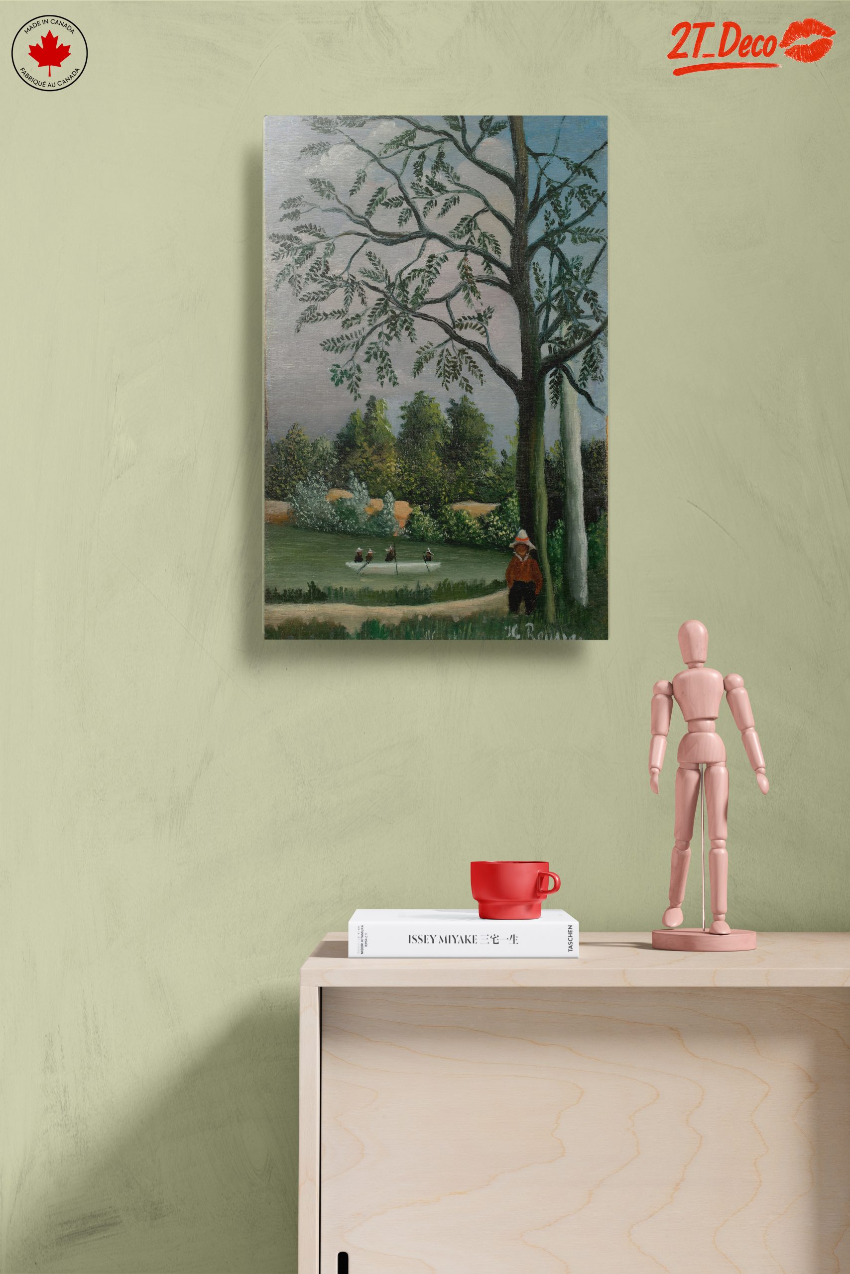 Lush Botanical Landscape with Tree - Image 14