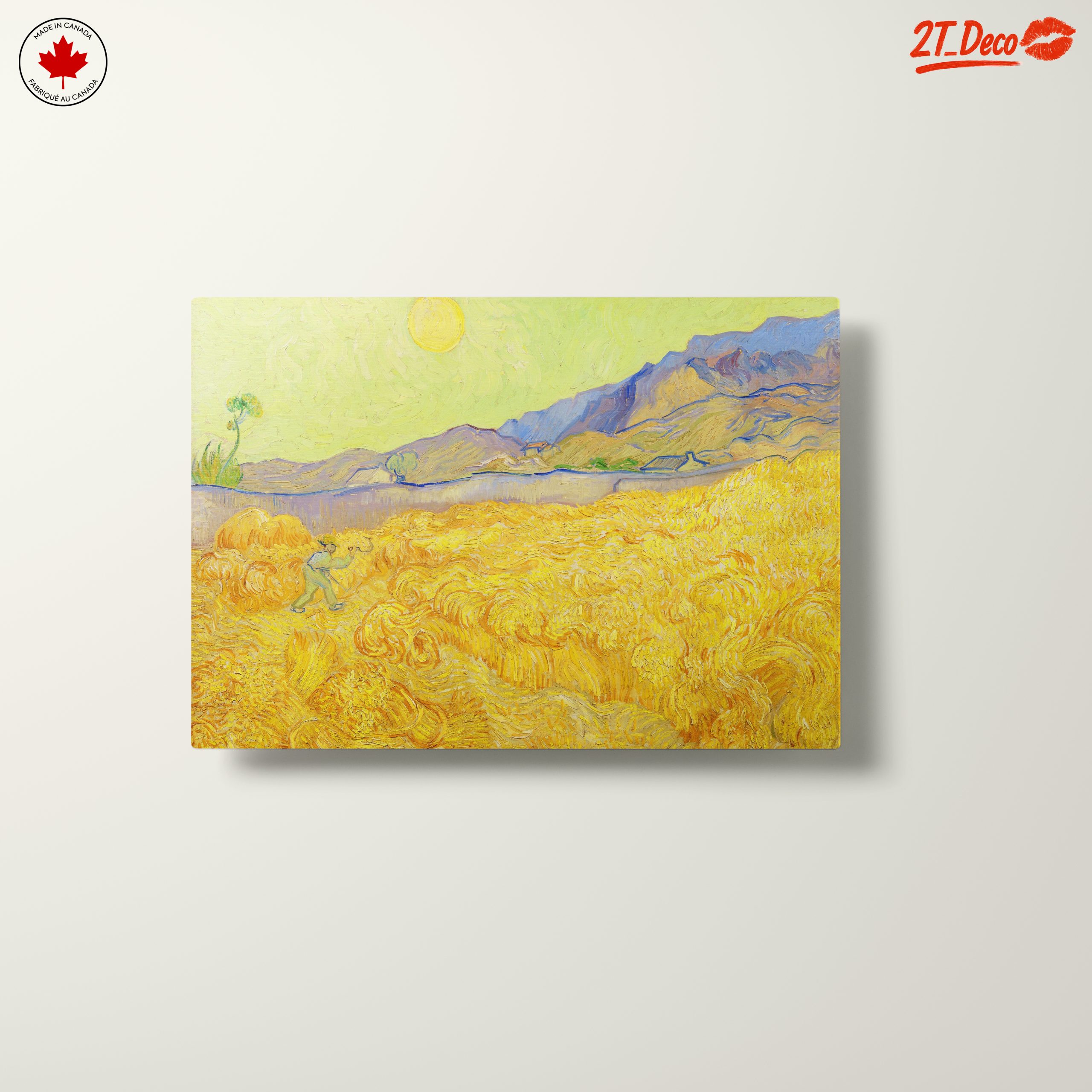 Vibrant Landscape with Wheat Fields - Image 10