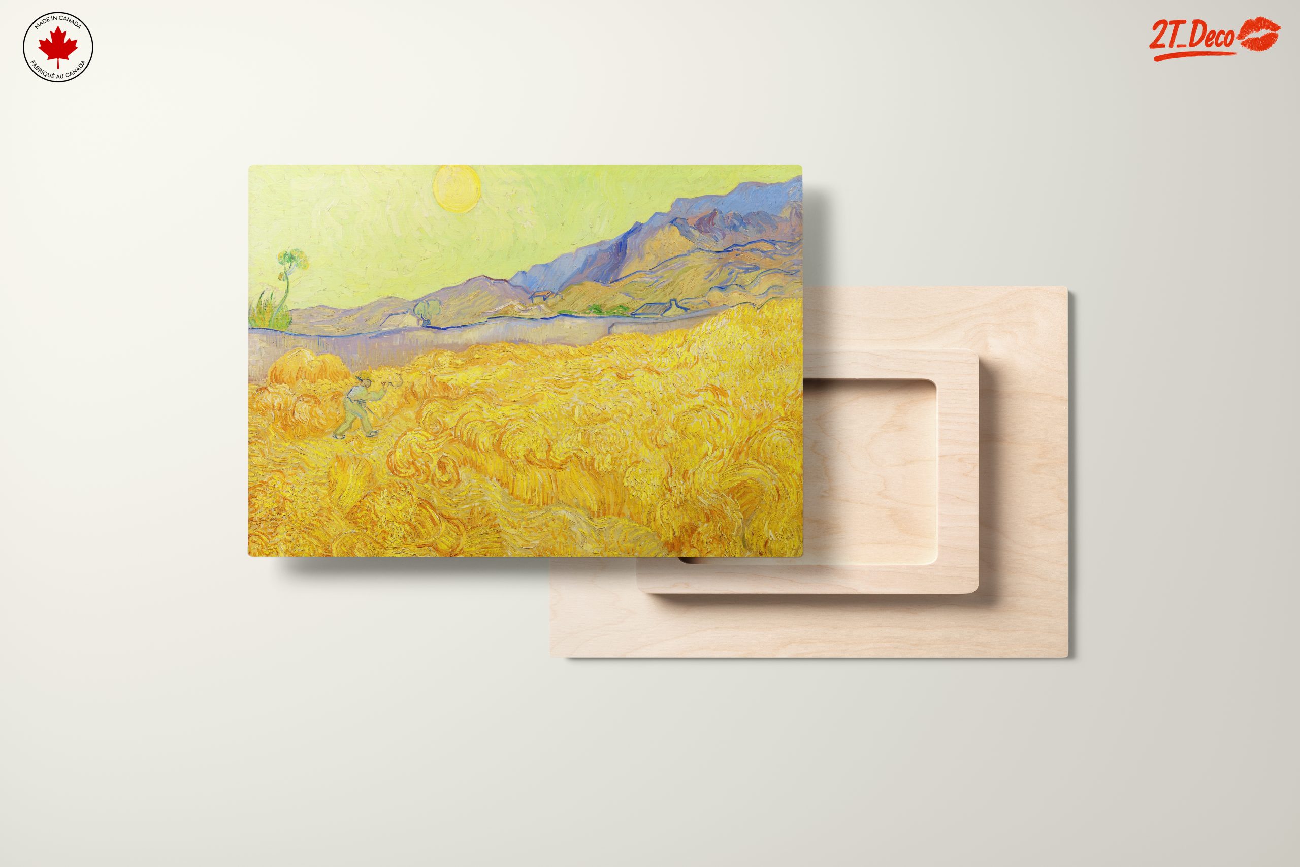 Vibrant Landscape with Wheat Fields - Image 11
