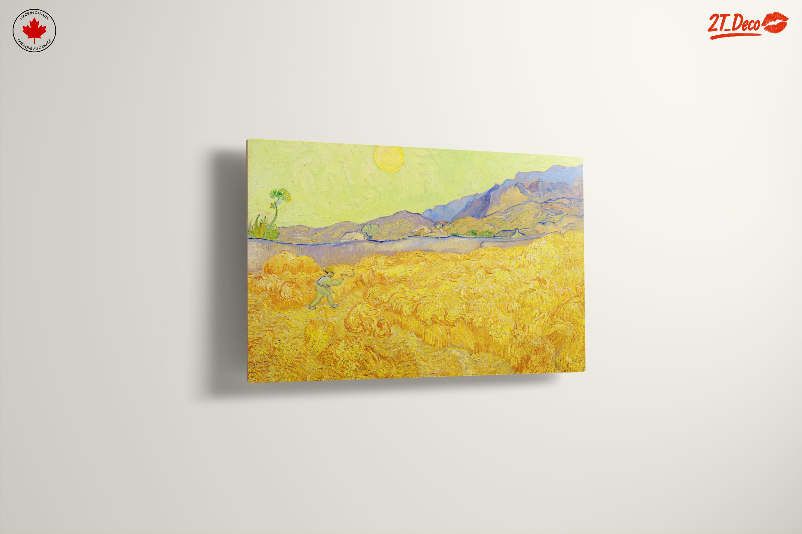 Vibrant Landscape with Wheat Fields - Image 13
