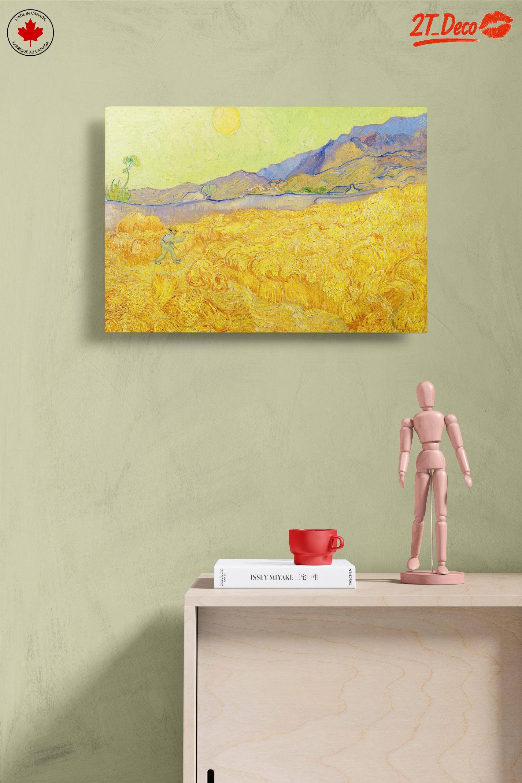 Vibrant Landscape with Wheat Fields - Image 14