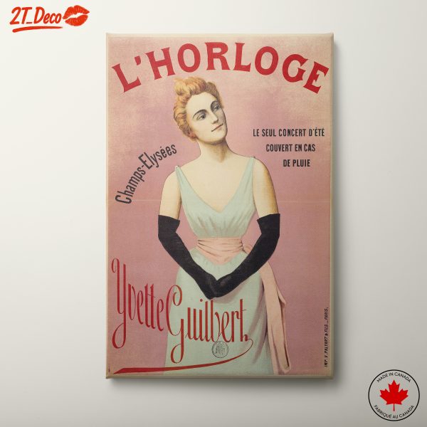 Vintage Poster of Yvette Guilbert