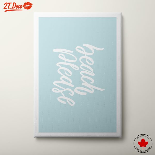 Beach Please Decorative Wall Art