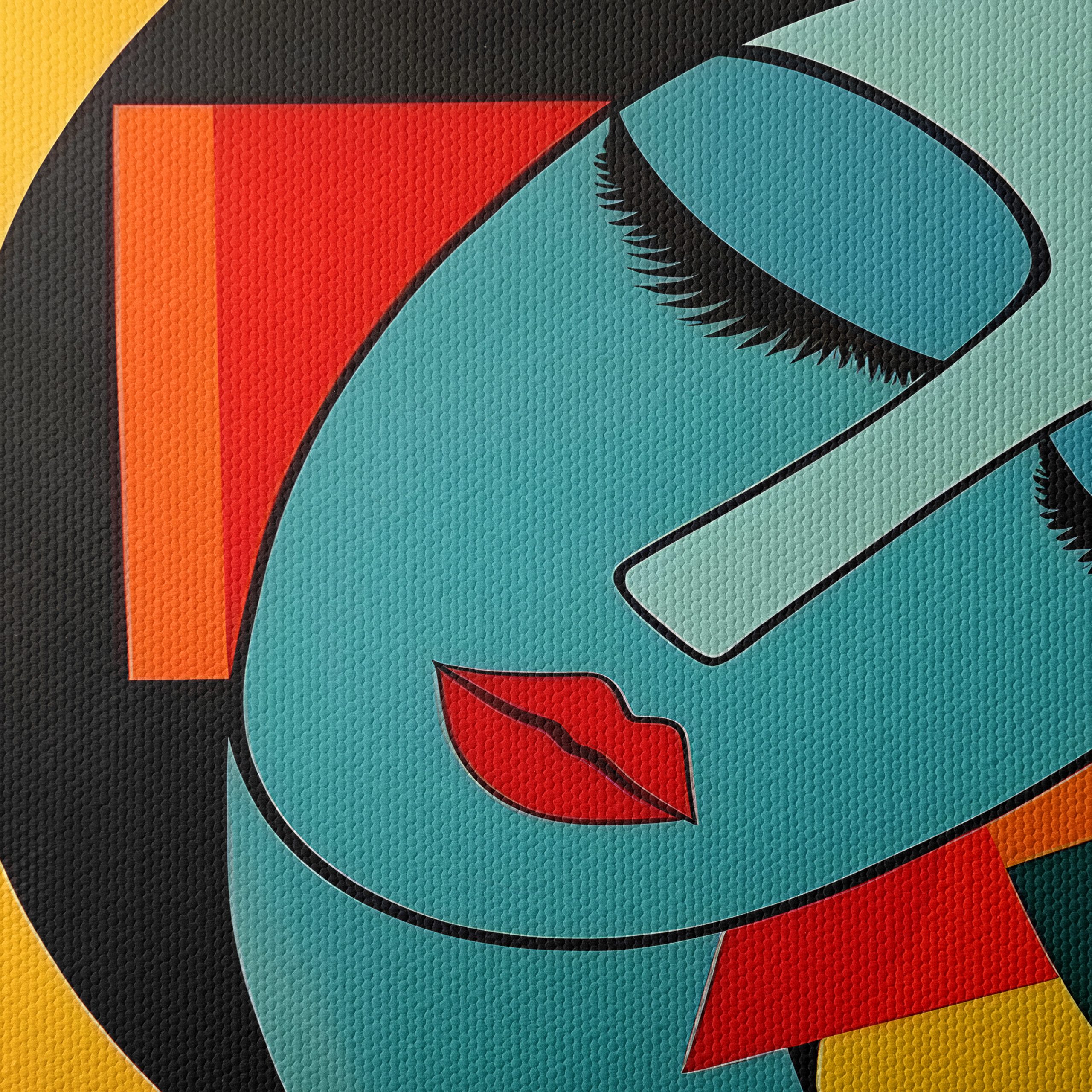 Vibrant Contemporary Portrait of a Figure - Image 4