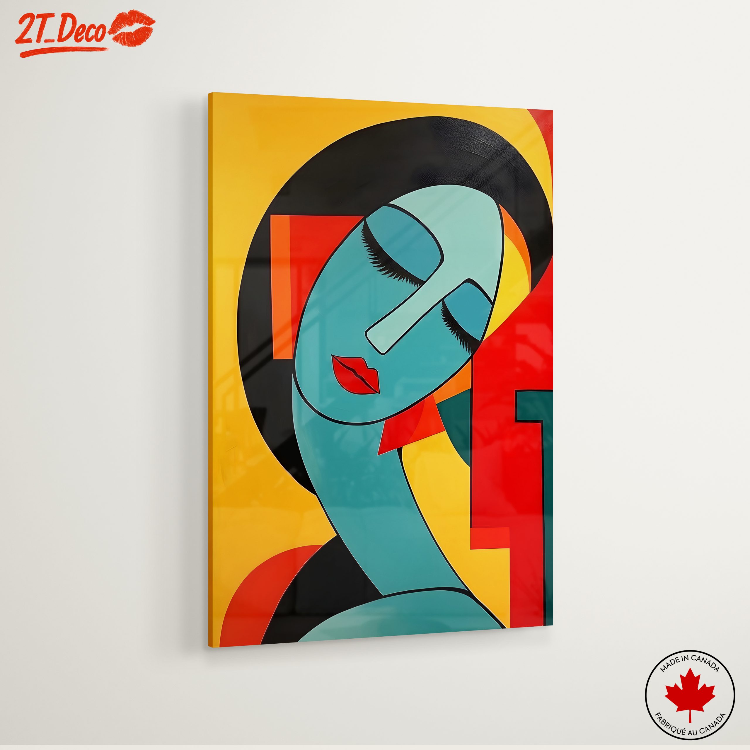 Vibrant Contemporary Portrait of a Figure - Image 6
