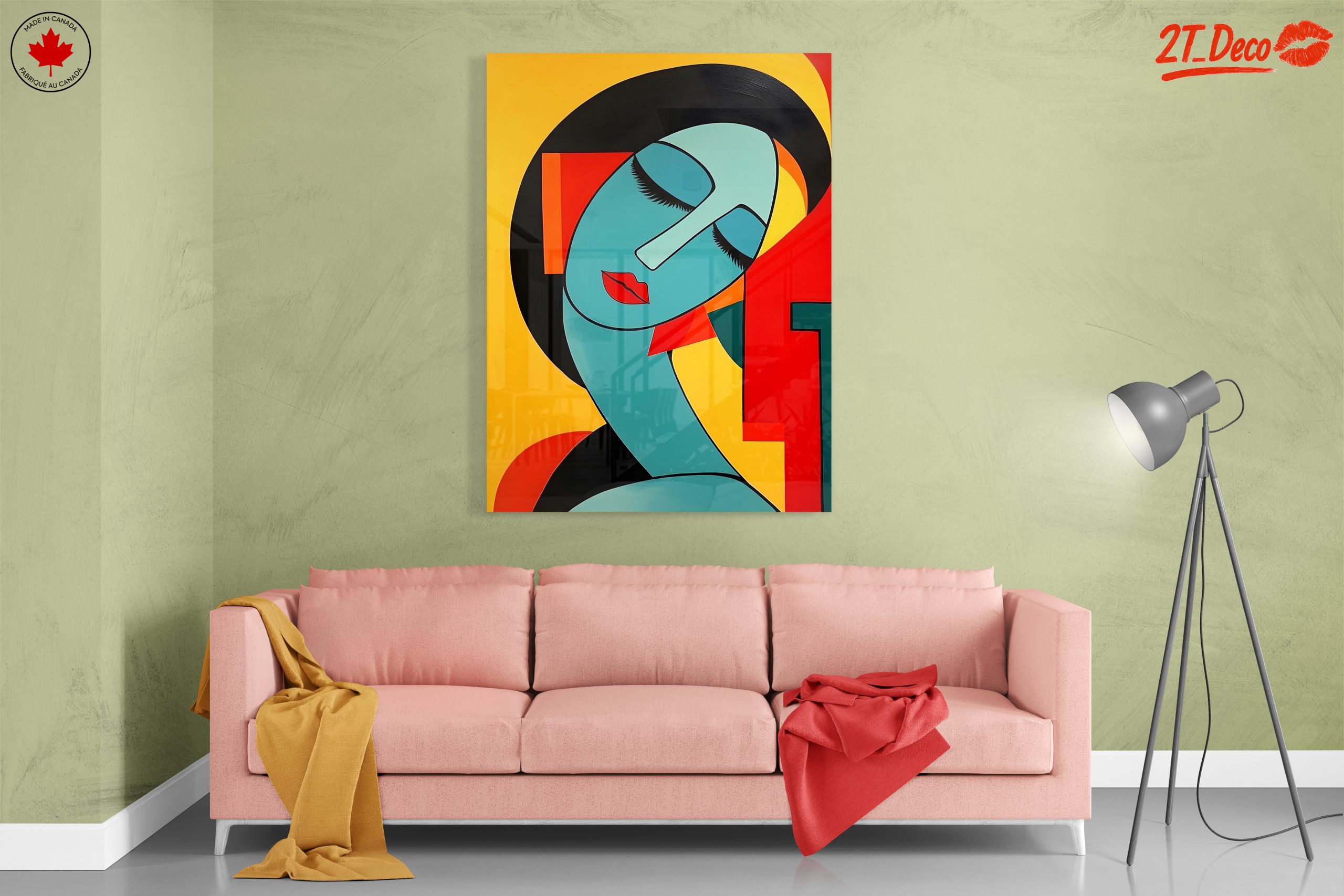 Vibrant Contemporary Portrait of a Figure - Image 7