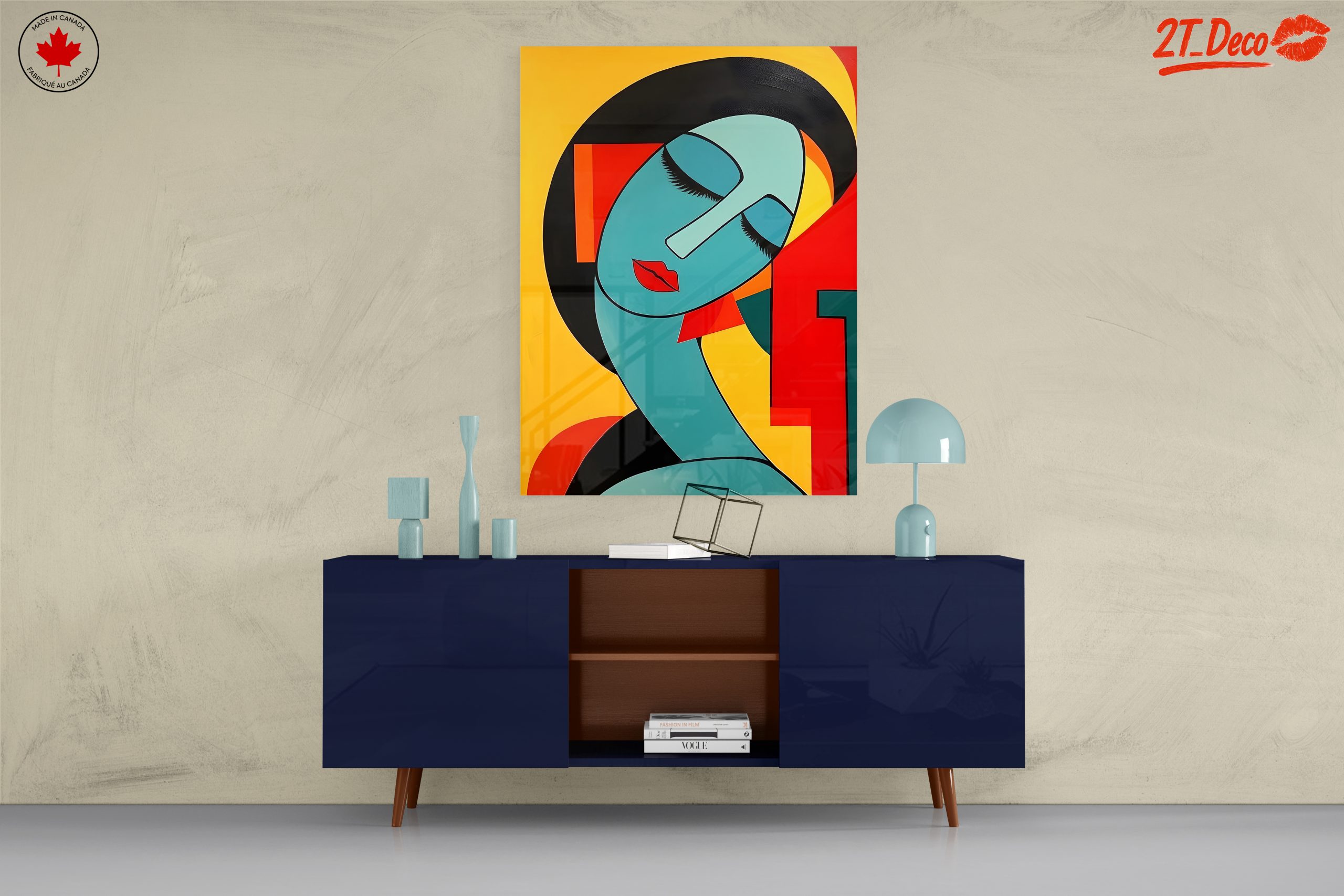 Vibrant Contemporary Portrait of a Figure - Image 8