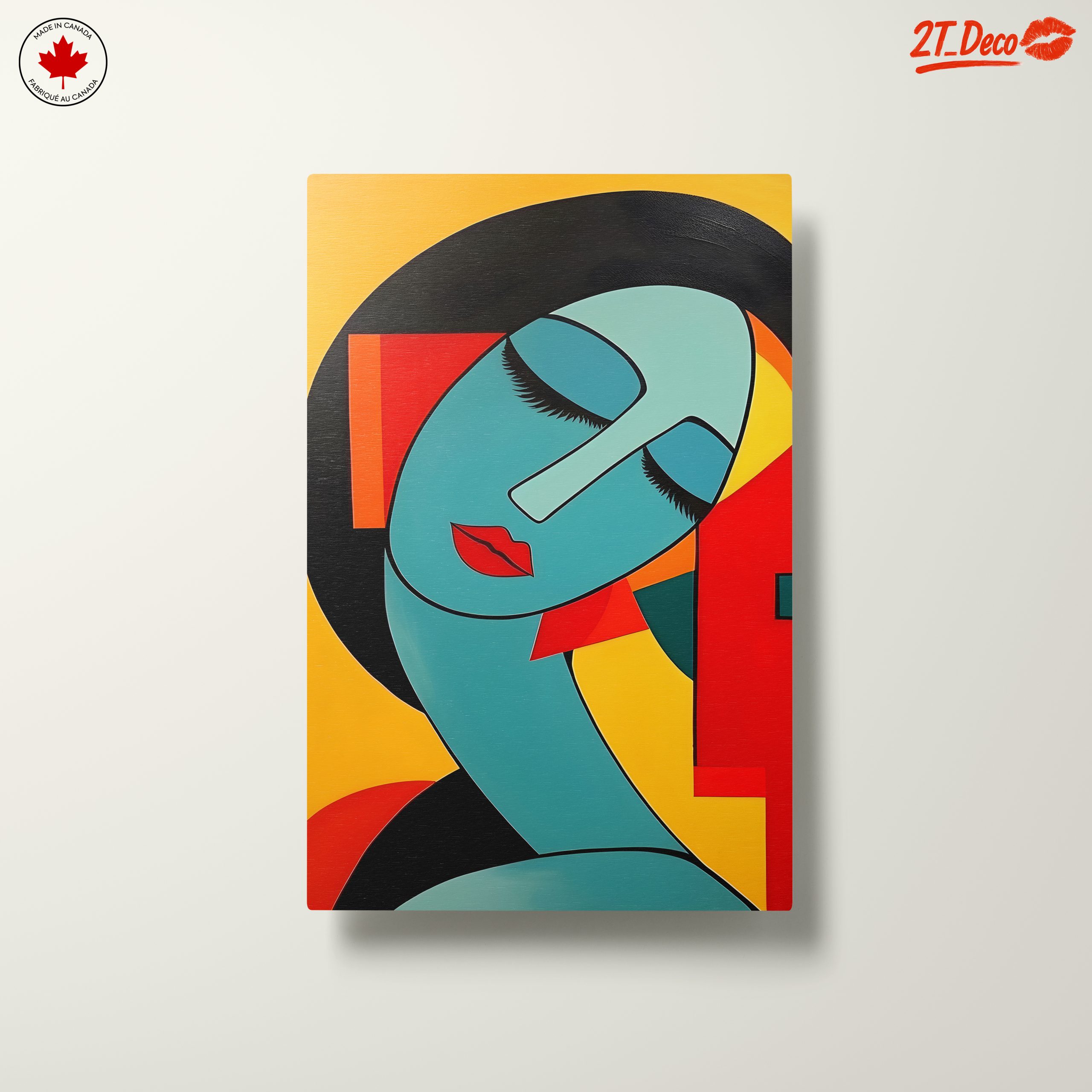 Vibrant Contemporary Portrait of a Figure - Image 10