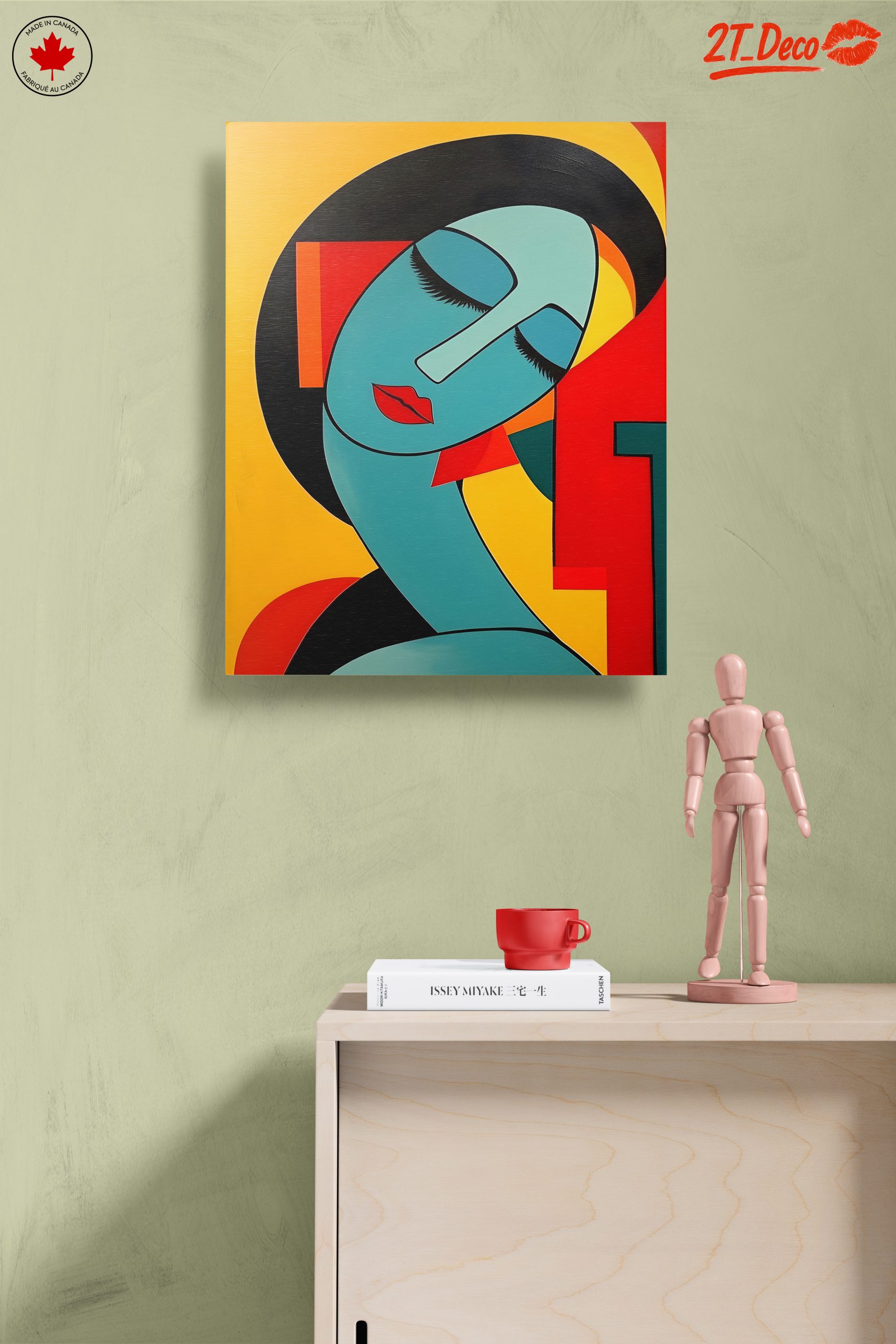 Vibrant Contemporary Portrait of a Figure - Image 14